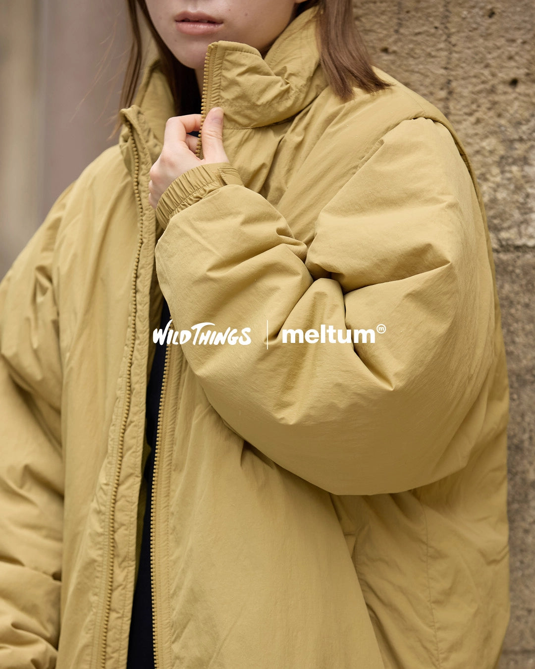 ［2024.11.08 FRI 18:00~ INSTOCK］×WILDTHINGS DETACHABLE PADDING BLOUSON【KHAKI】