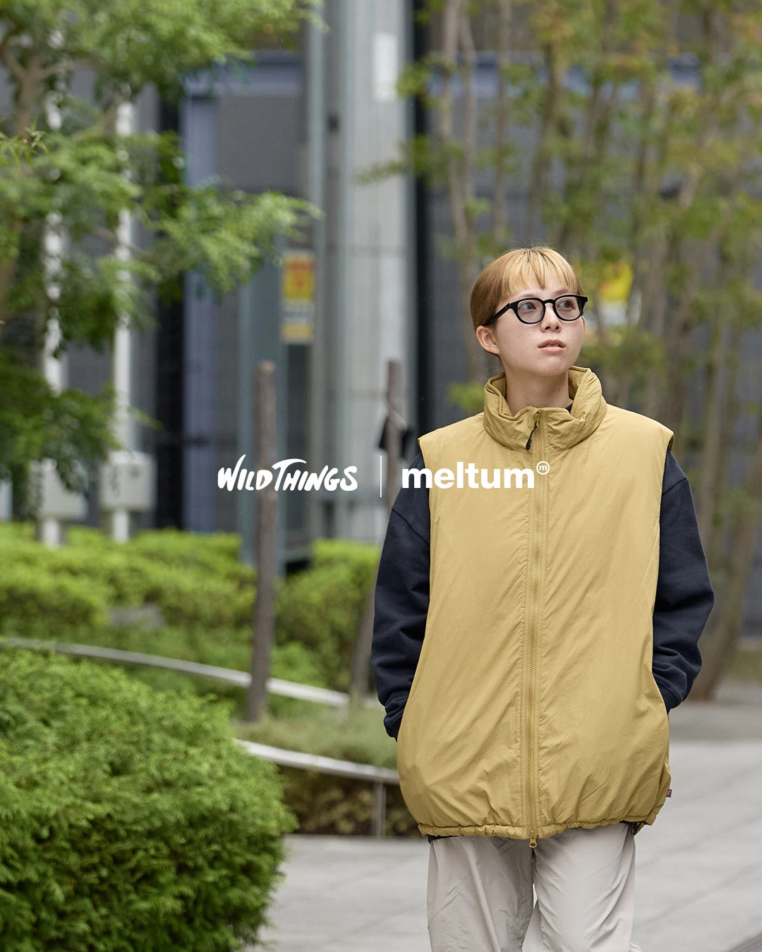 ［2024.11.08 FRI 18:00~ INSTOCK］×WILDTHINGS DETACHABLE PADDING BLOUSON【KHAKI】