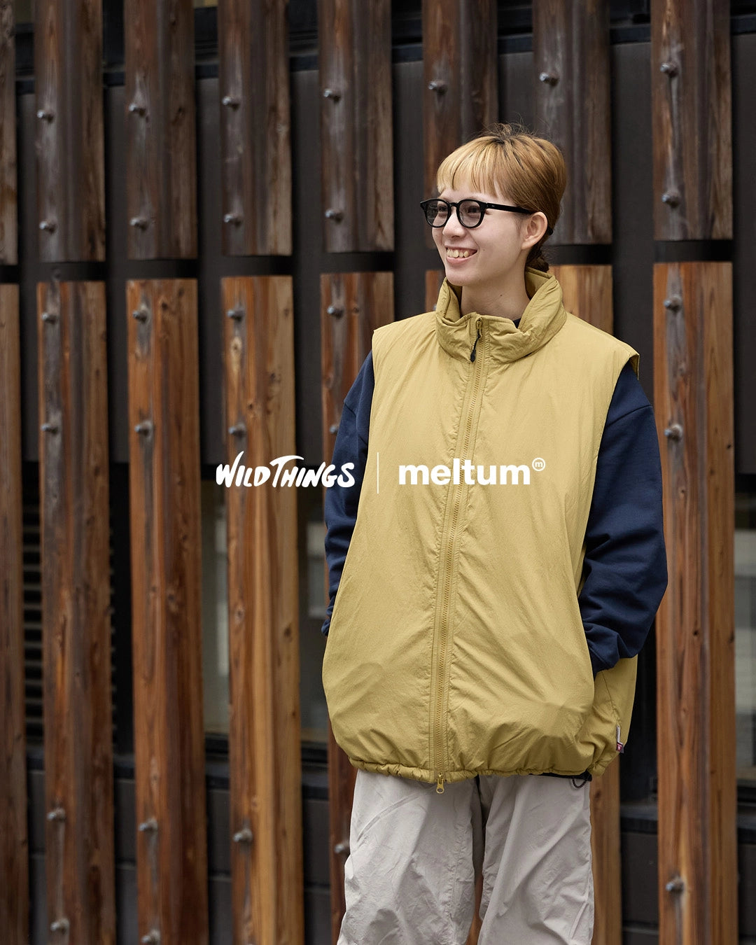 ［2024.11.08 FRI 18:00~ INSTOCK］×WILDTHINGS DETACHABLE PADDING BLOUSON【KHAKI】