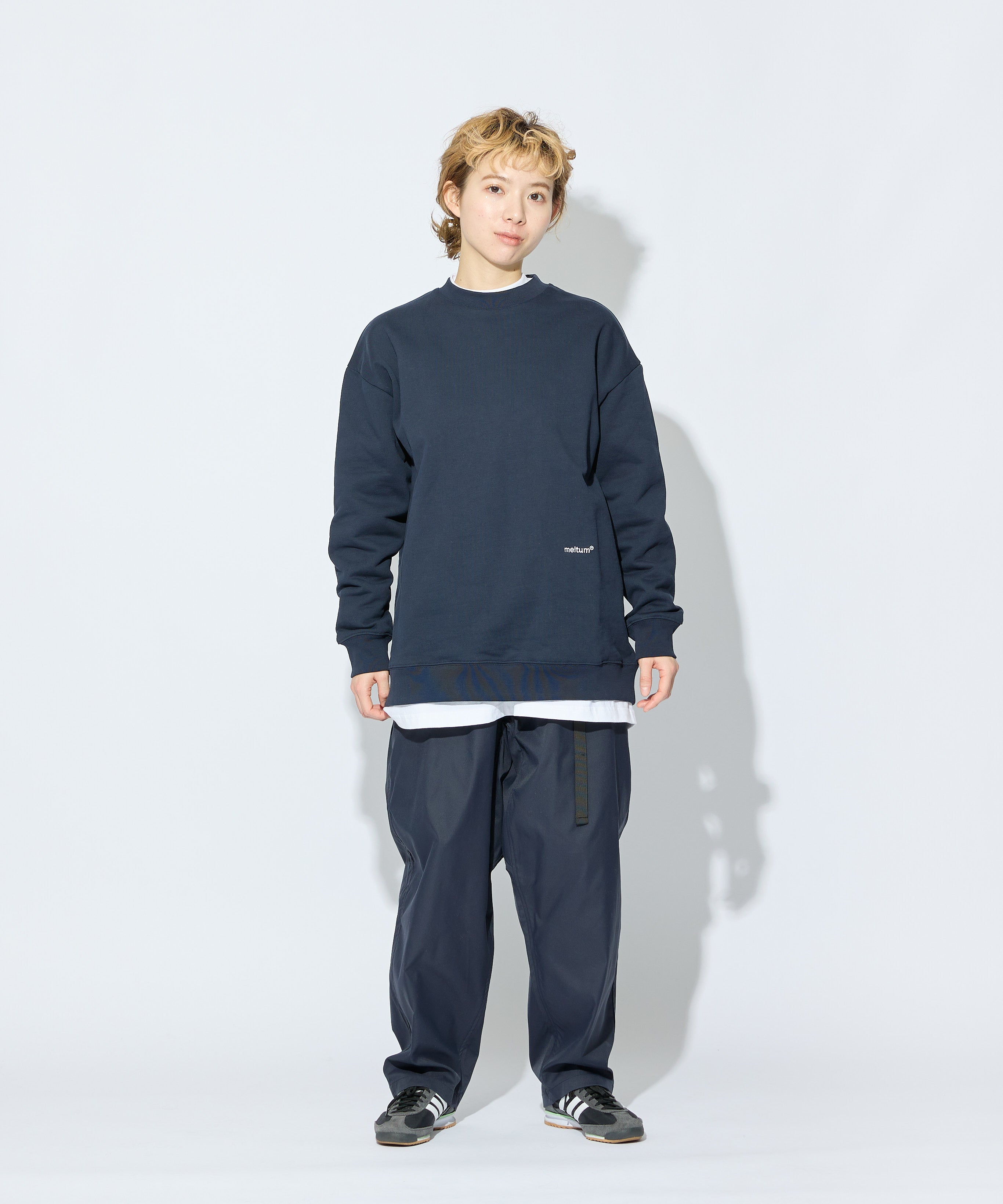 US COTTON HEAVEY SWEAT CREW【NAVY】