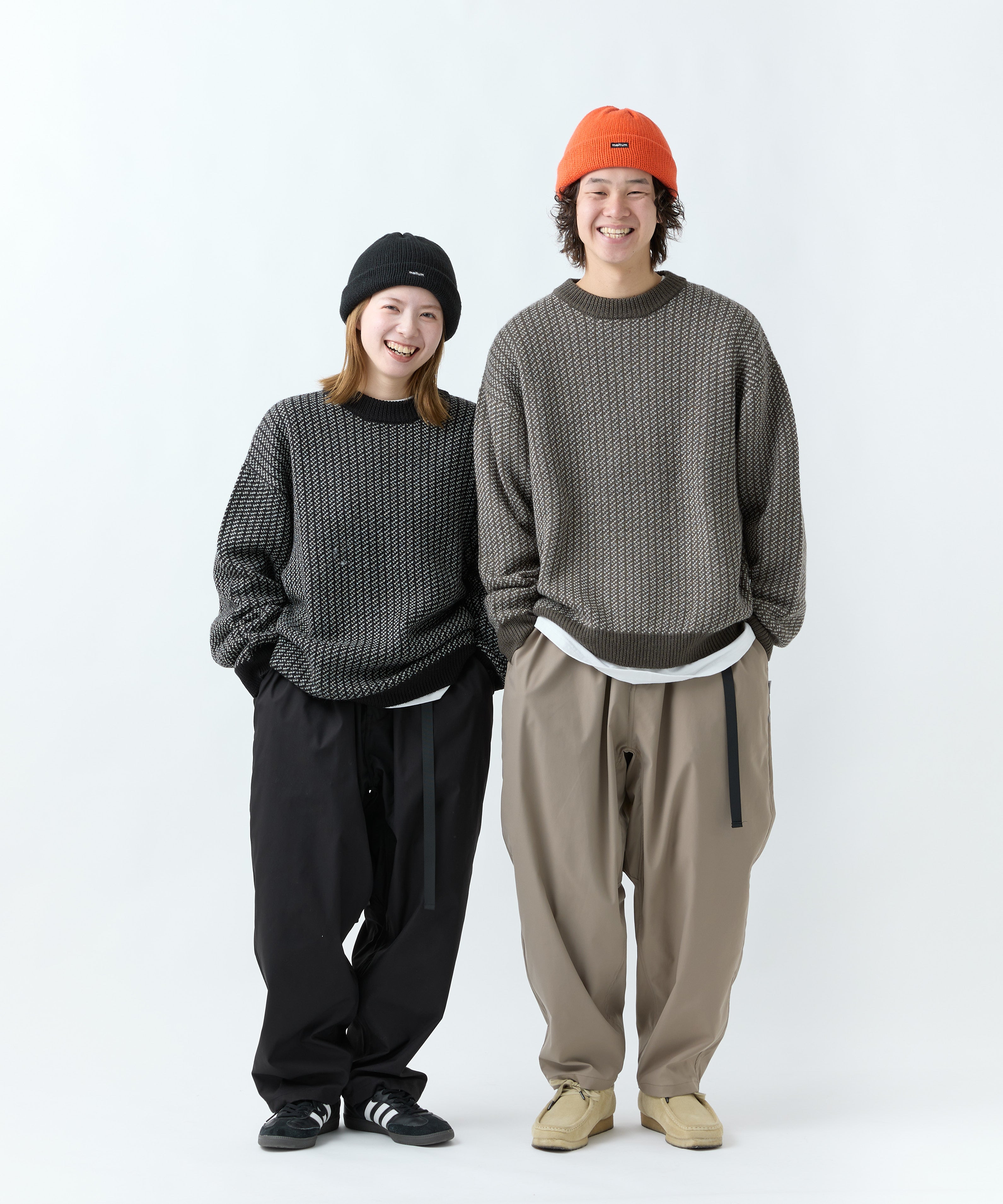 BIRDSEYE KNIT【BLACK】