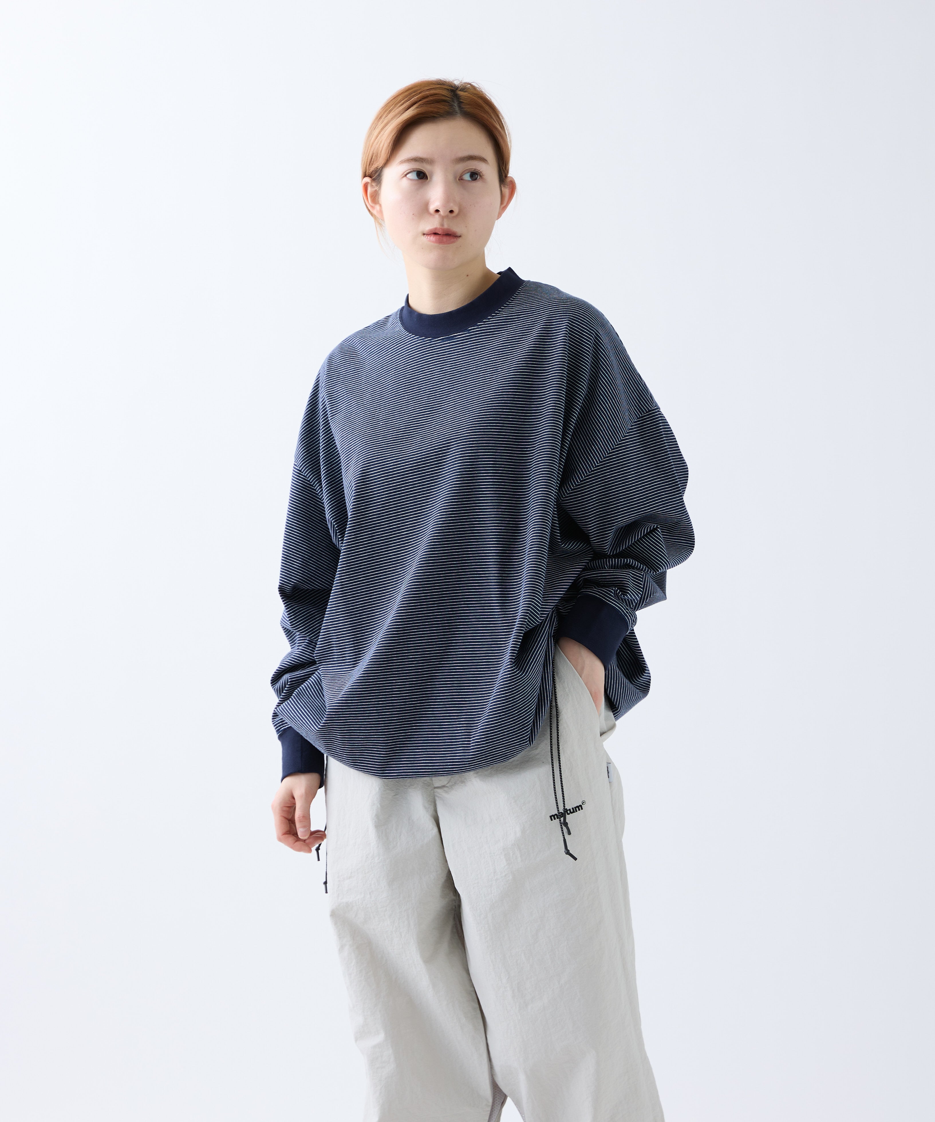 BORDER BALLOON TEE L/S