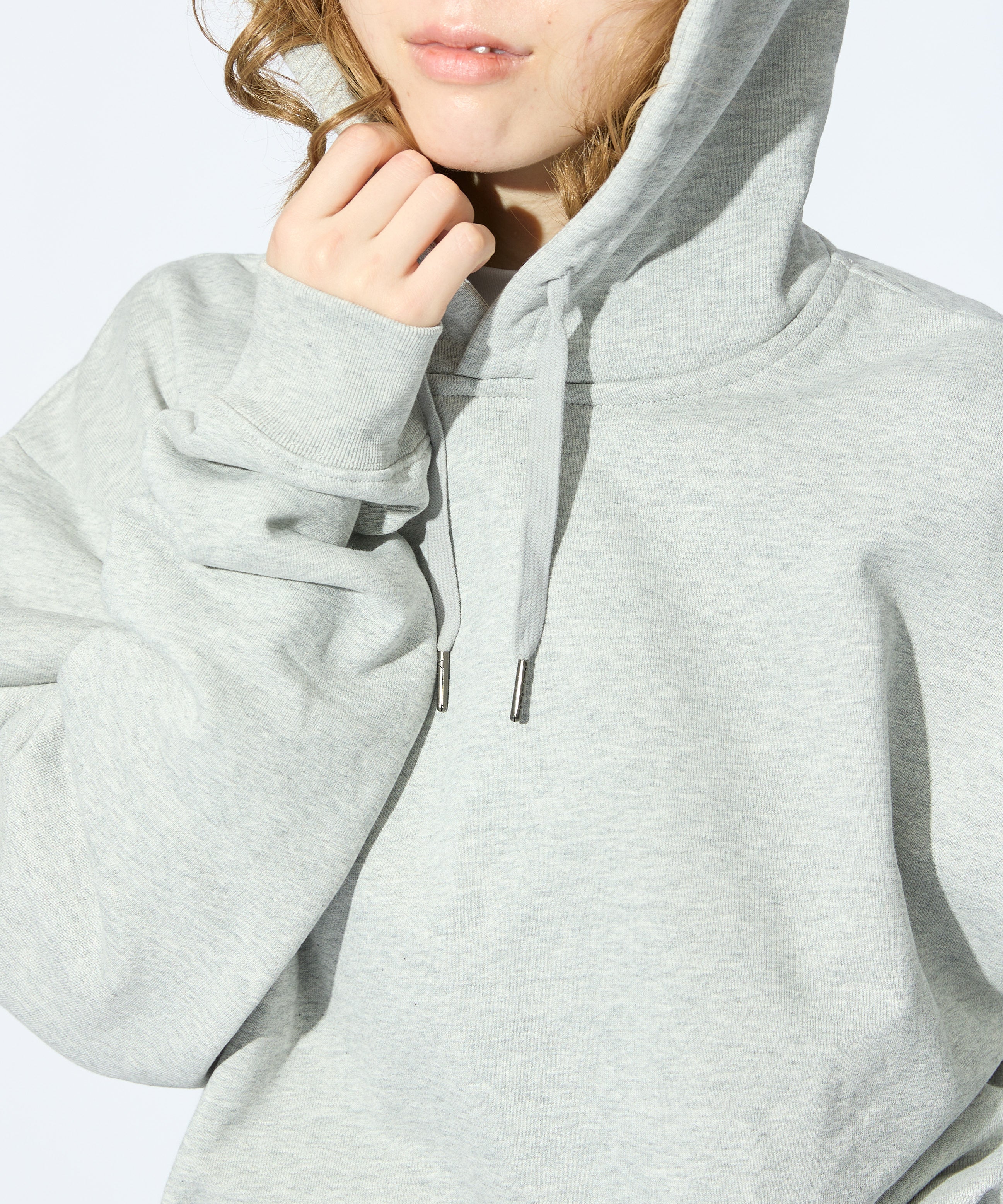 US COTTON HEAVEY SWEAT HOODIE【GREY】