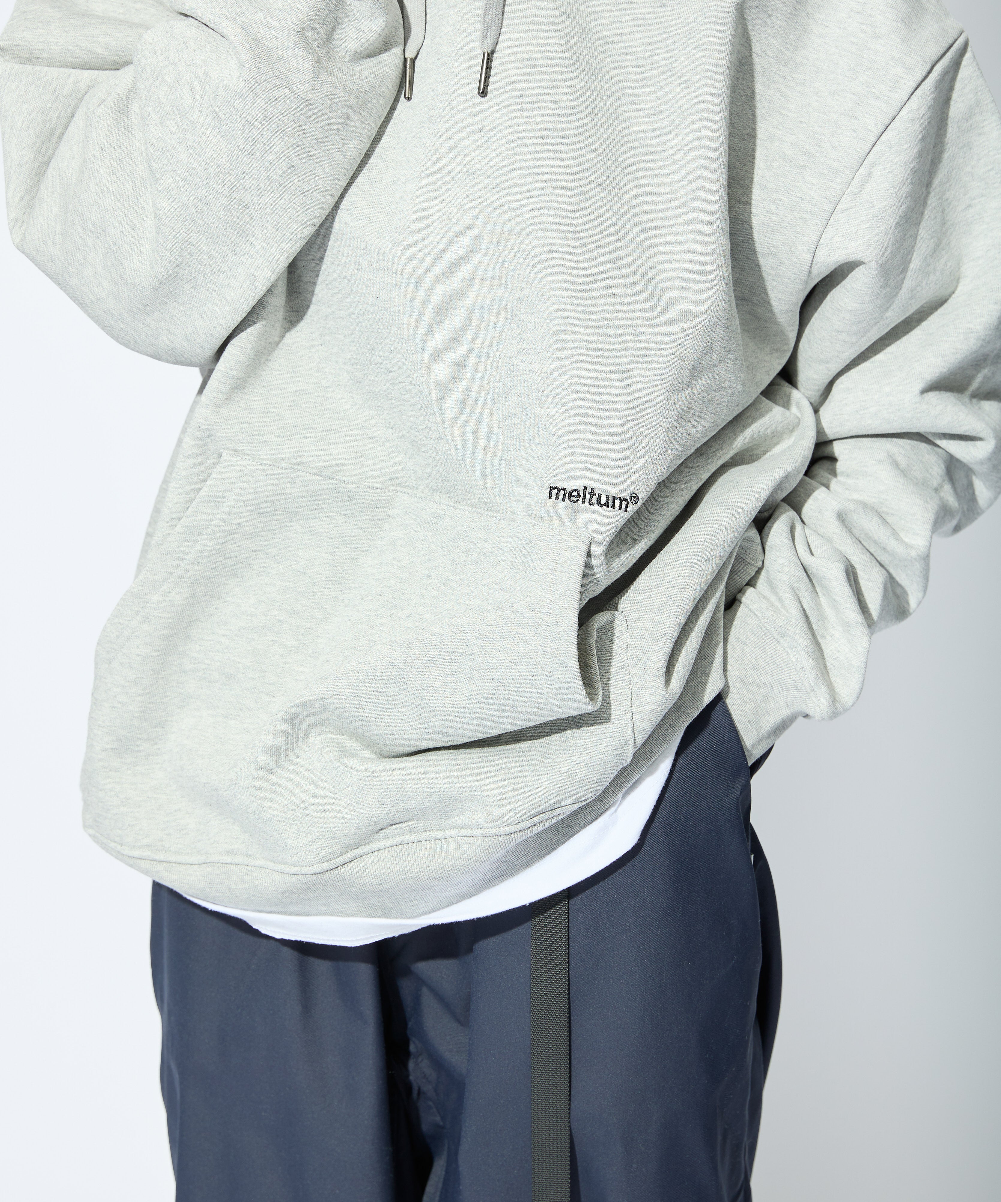 US COTTON HEAVEY SWEAT HOODIE【GREY】