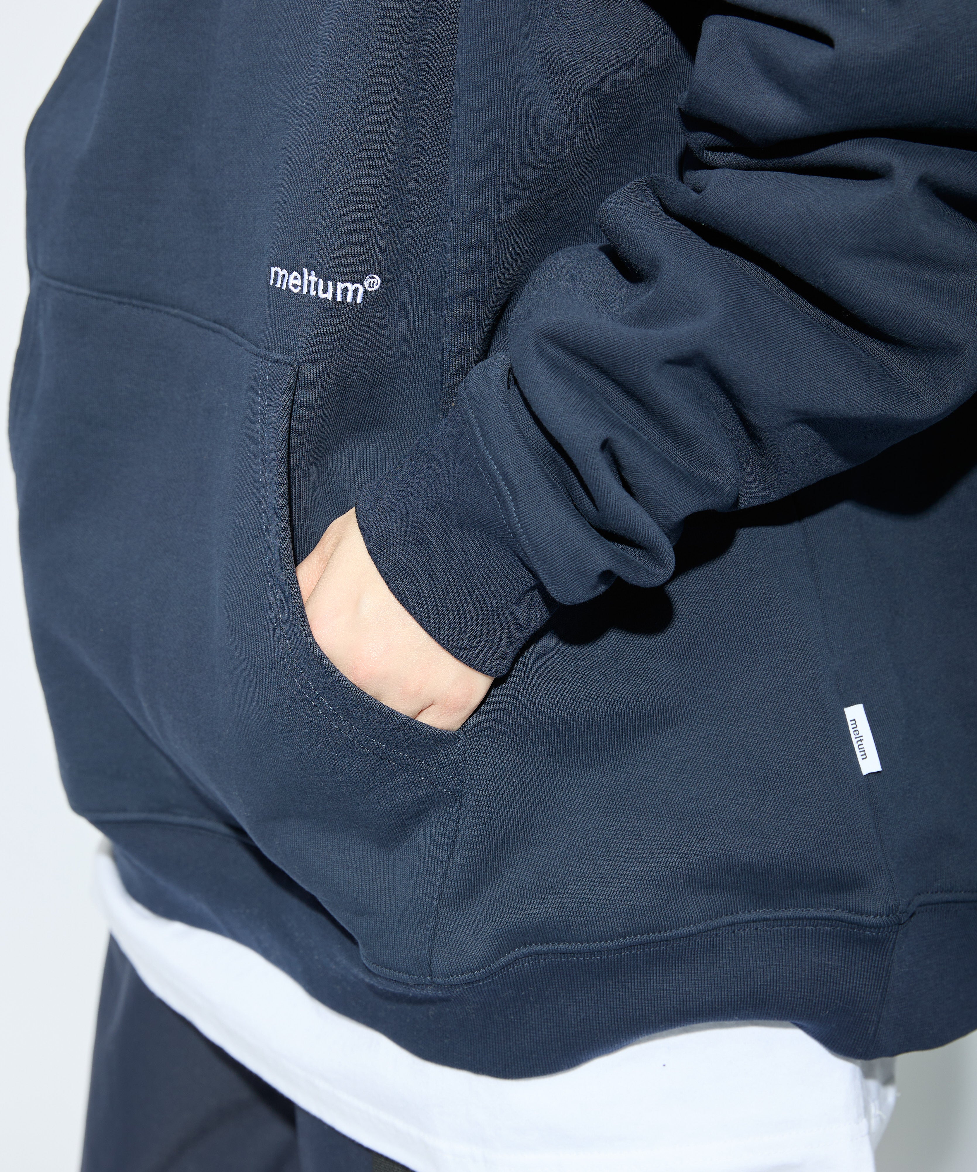 US COTTON HEAVEY SWEAT HOODIE【NAVY】