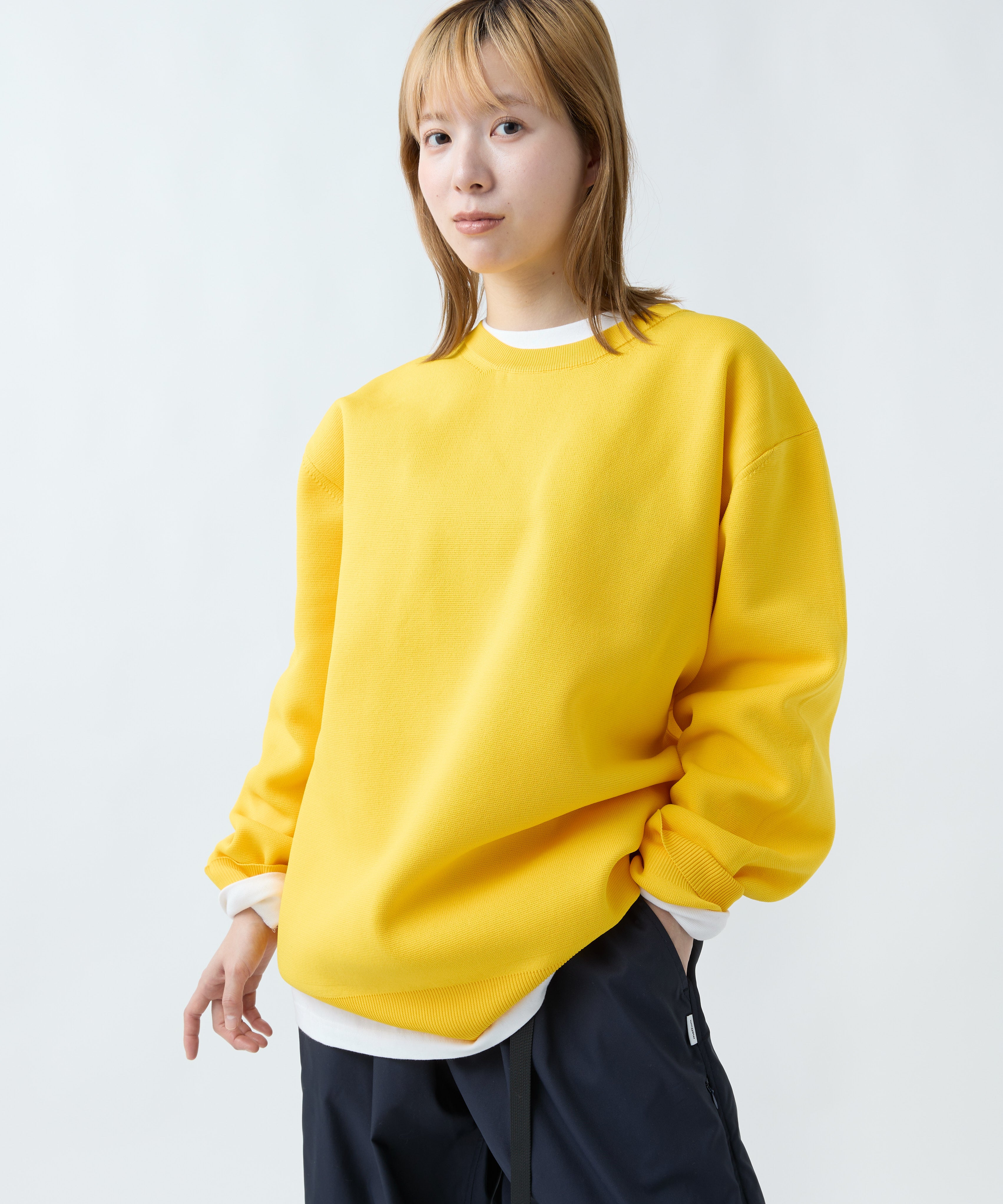 MILANO CREWNECK KNIT【YELLOW】