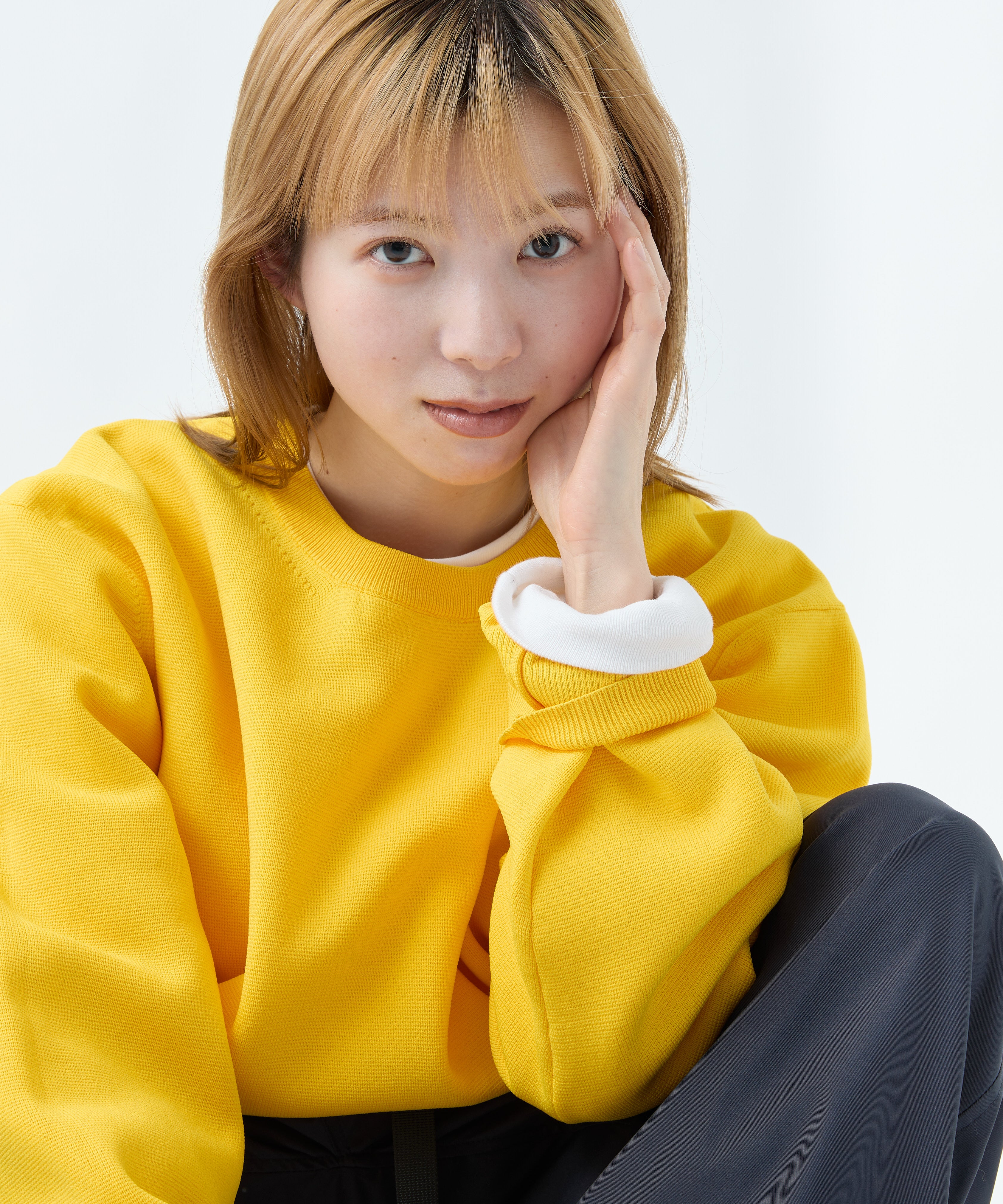 MILANO CREWNECK KNIT【YELLOW】