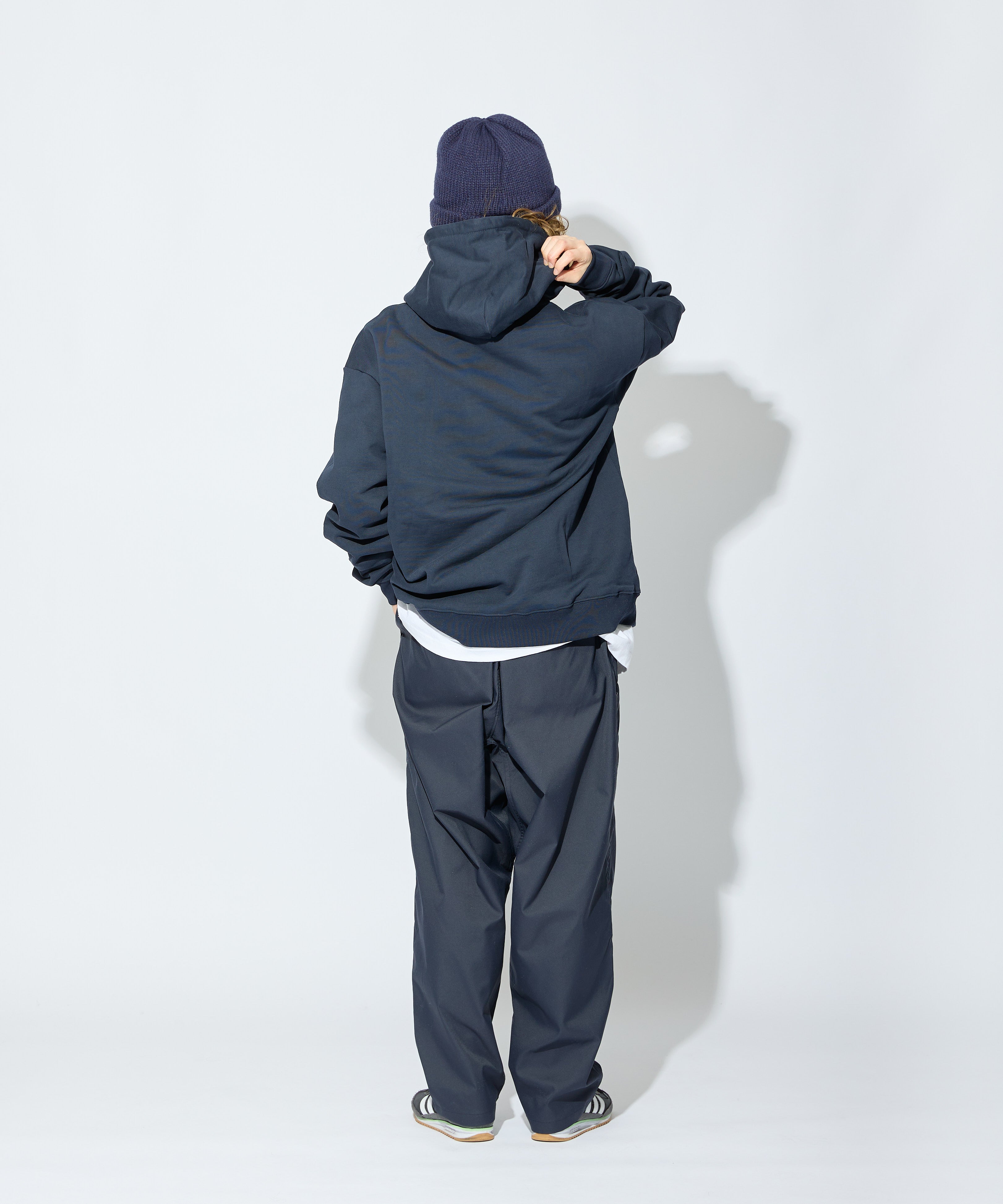 US COTTON HEAVEY SWEAT HOODIE【NAVY】