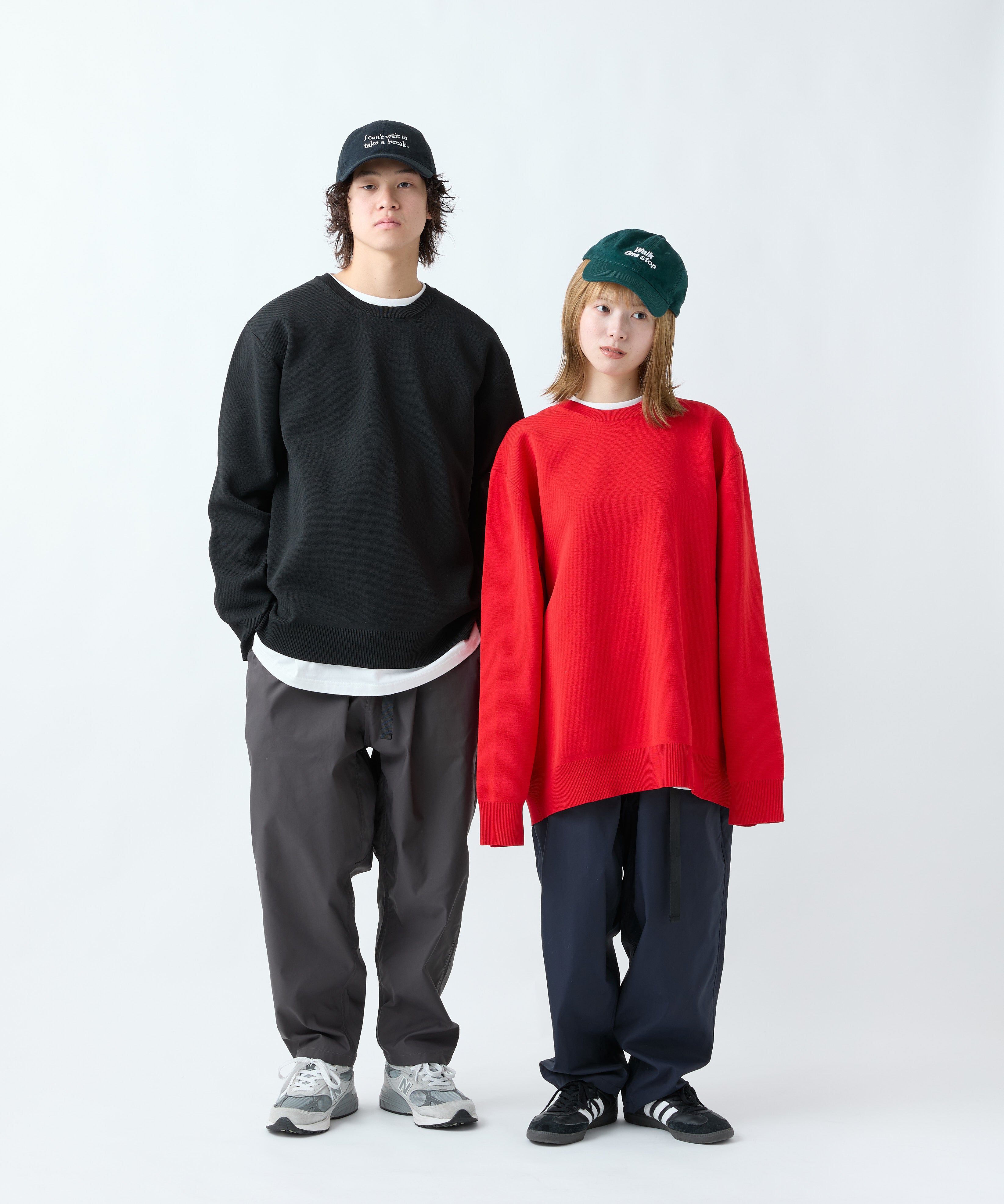 MILANO CREWNECK KNIT【RED】