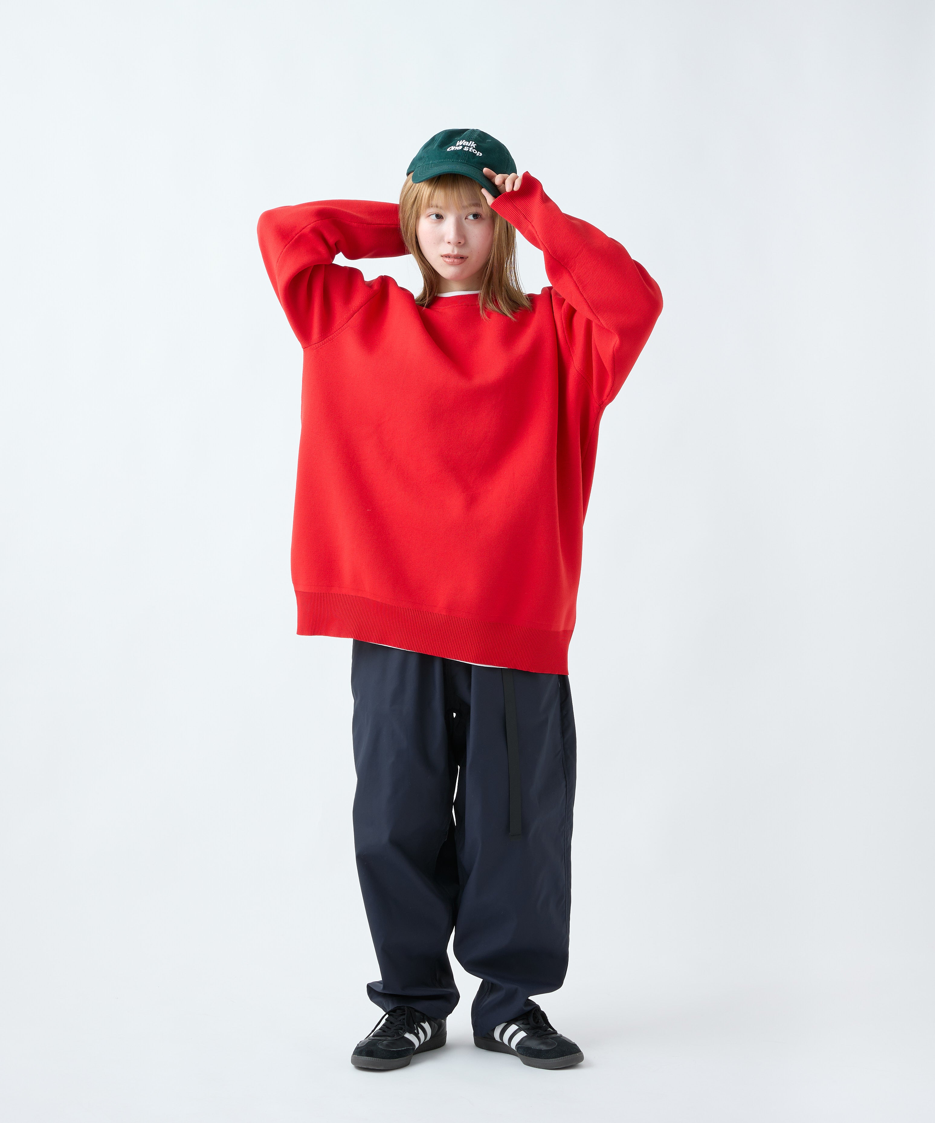 MILANO CREWNECK KNIT【RED】