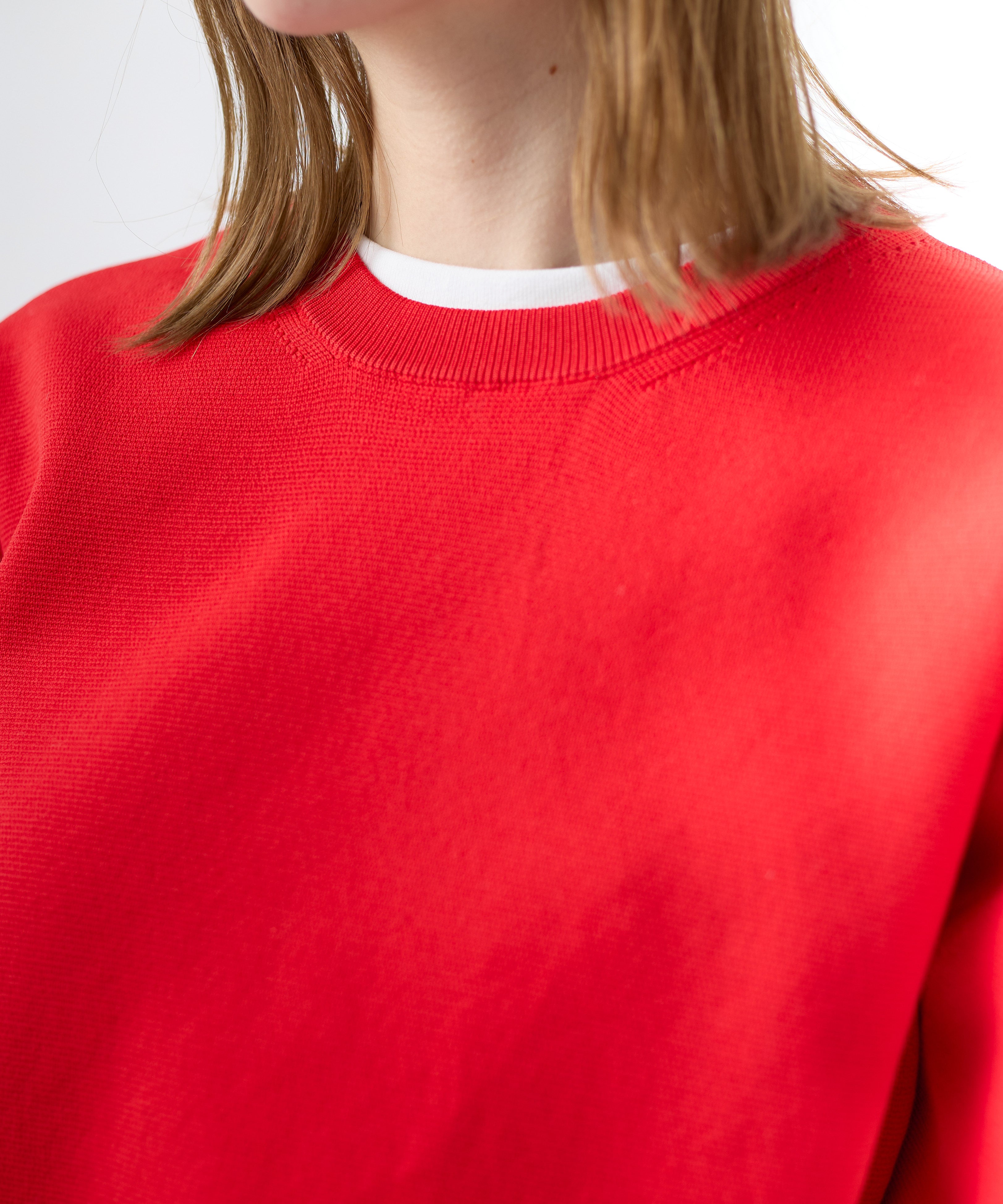 MILANO CREWNECK KNIT【RED】