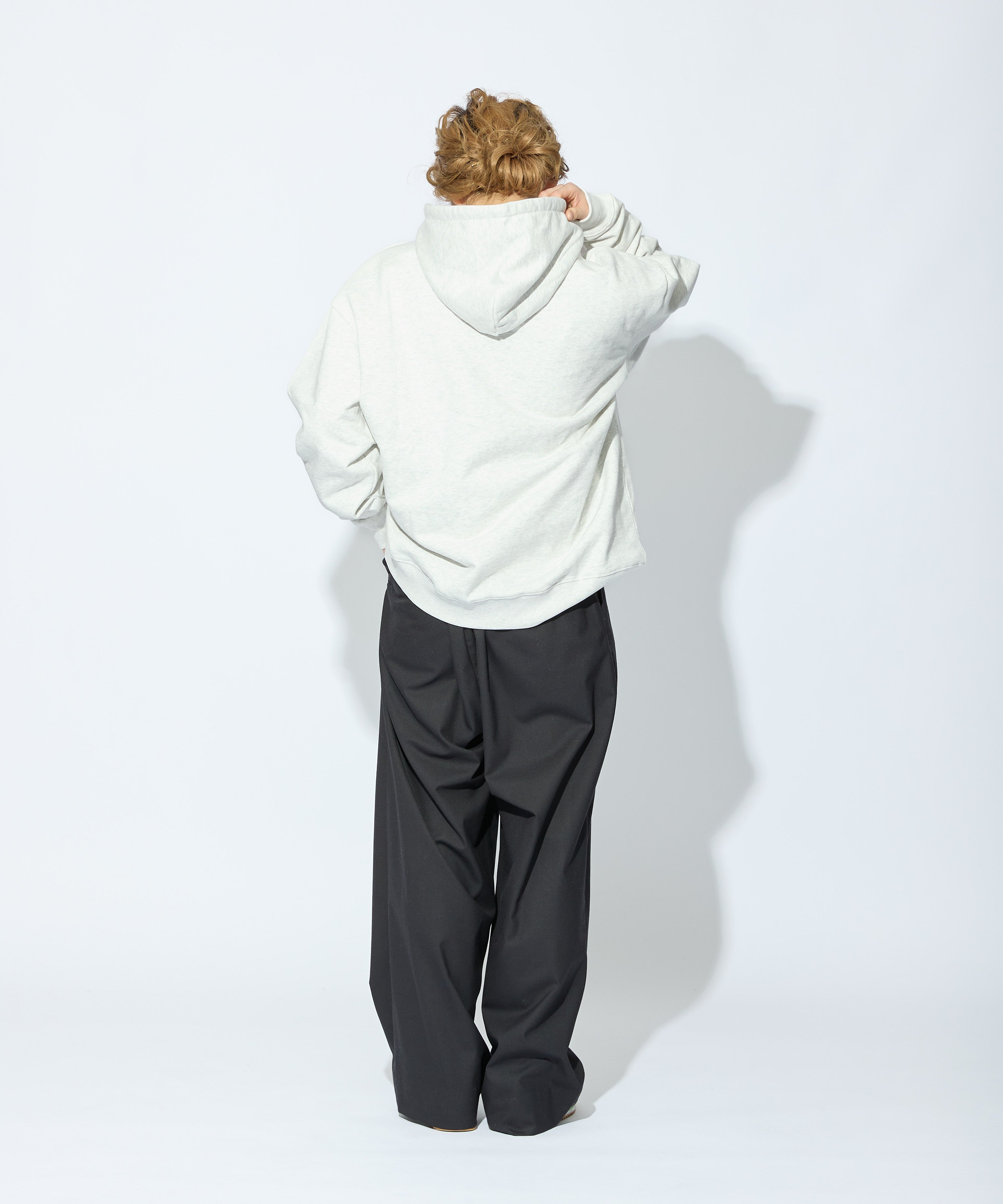 US COTTON HEAVEY SWEAT HOODIE【ASH】