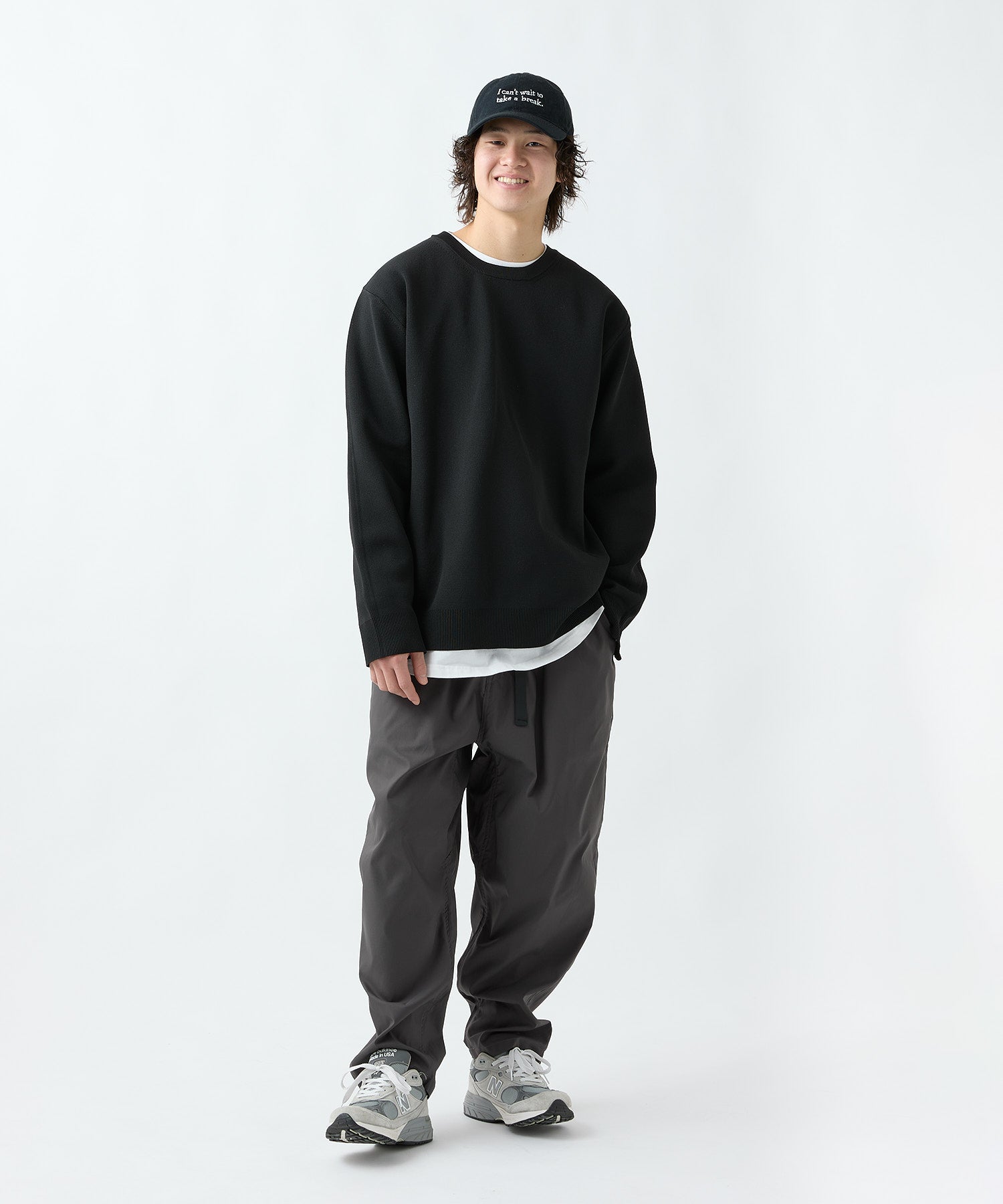 MILANO CREWNECK KNIT【BLACK】