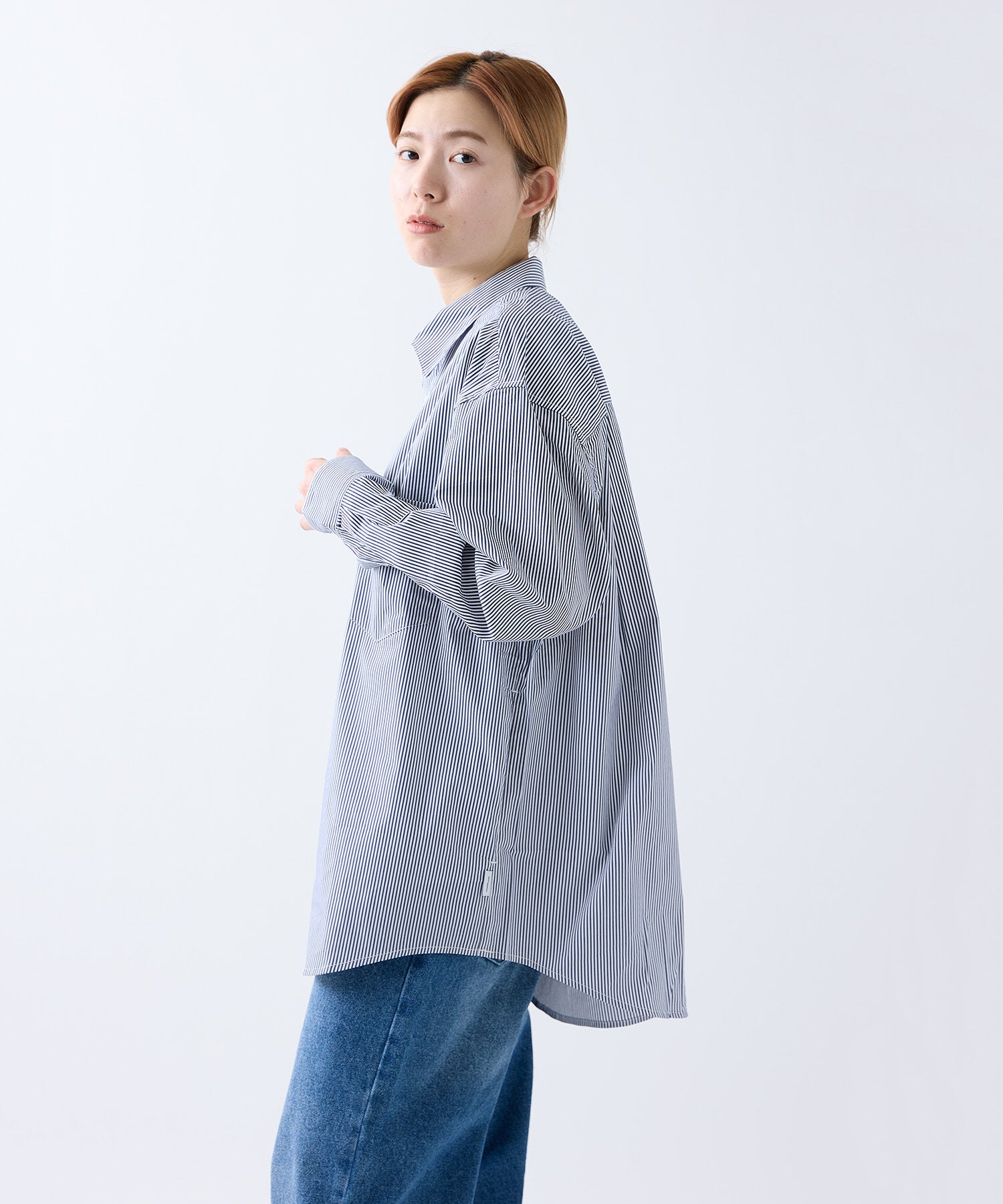 LOOSE STRIPE SHIRT L/S