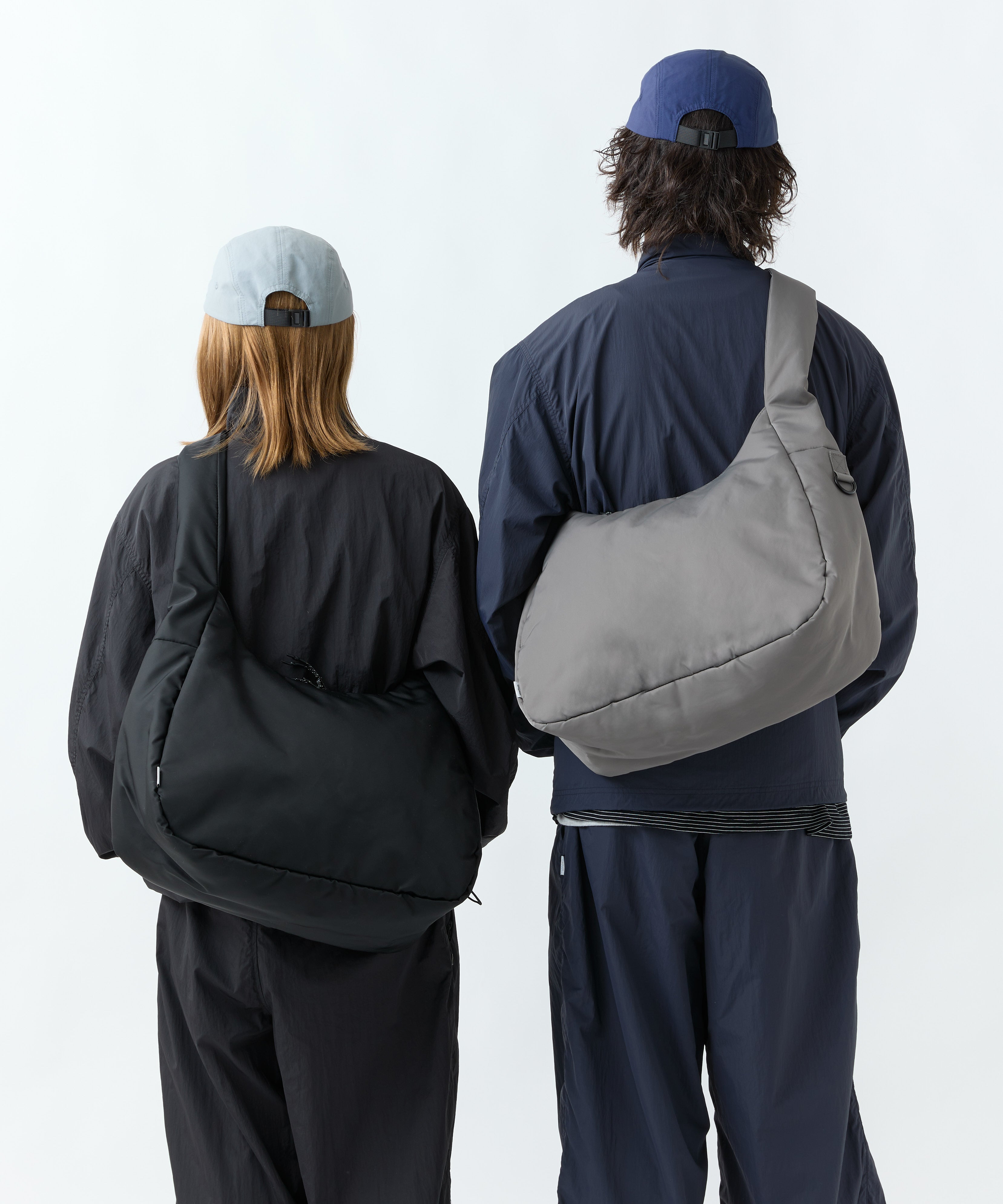 SOFT SHELL MESSENGER BAG【GREY】