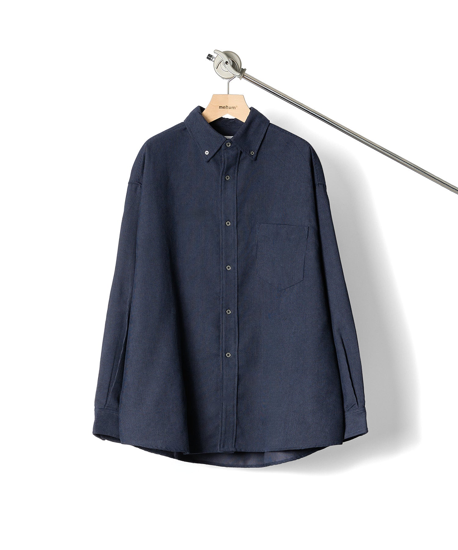 OVERSIZED CORDUROY SHIRT【NAVY】