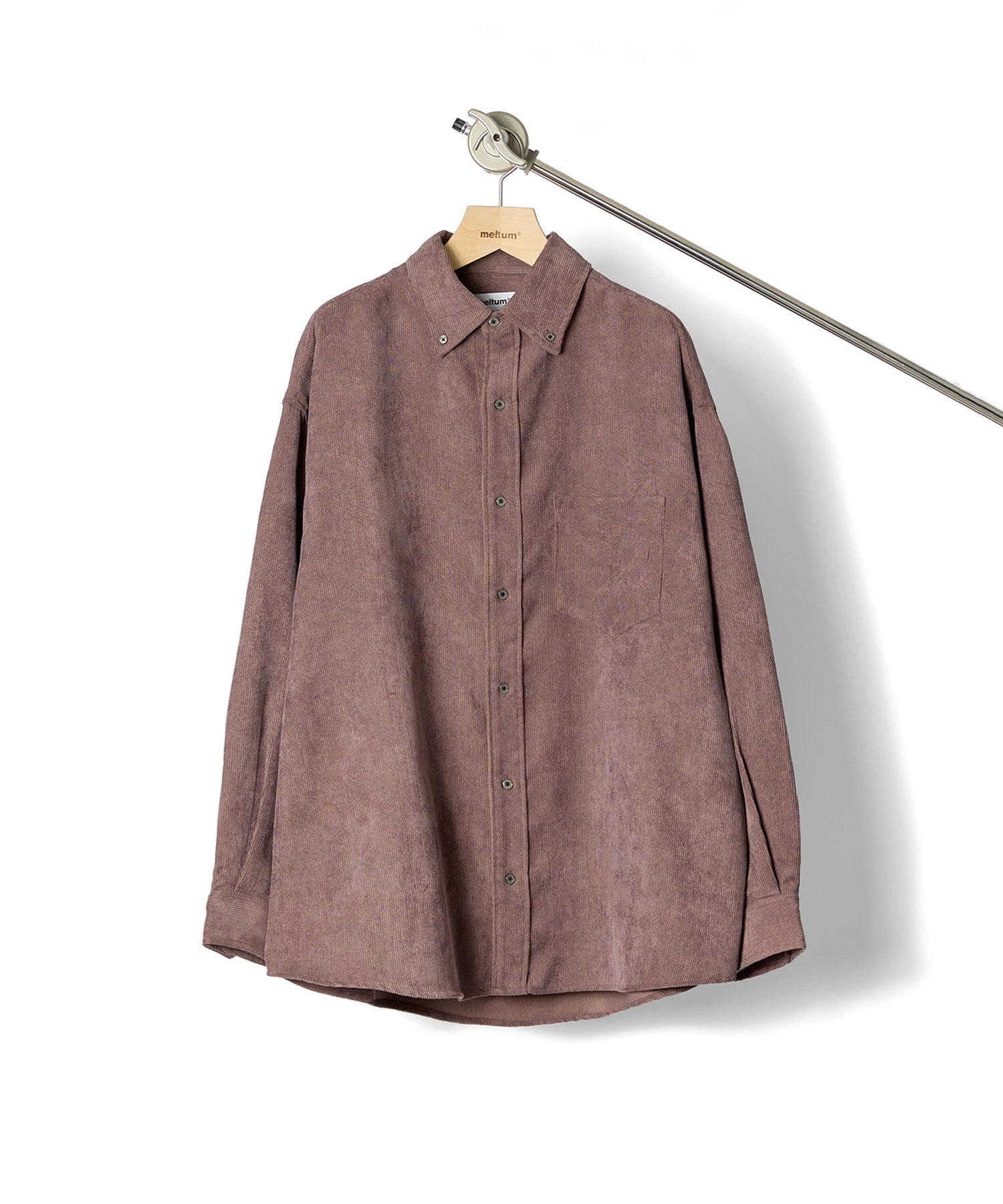 OVERSIZED CORDUROY SHIRT【BROWN】