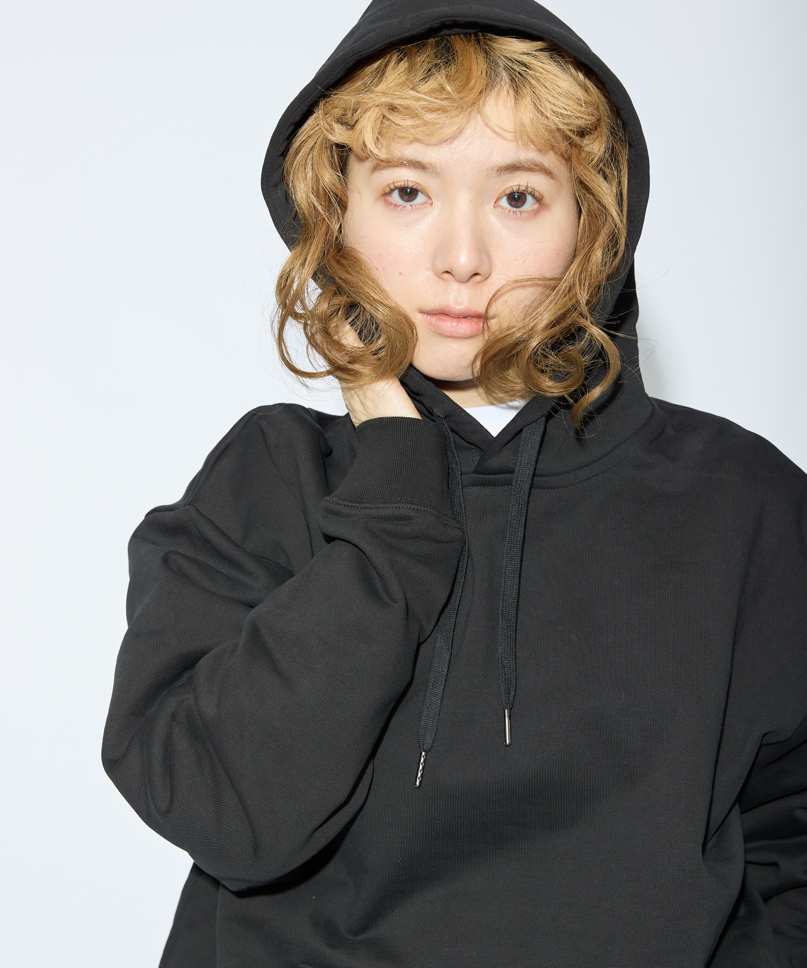 US COTTON HEAVEY SWEAT HOODIE【BLACK】