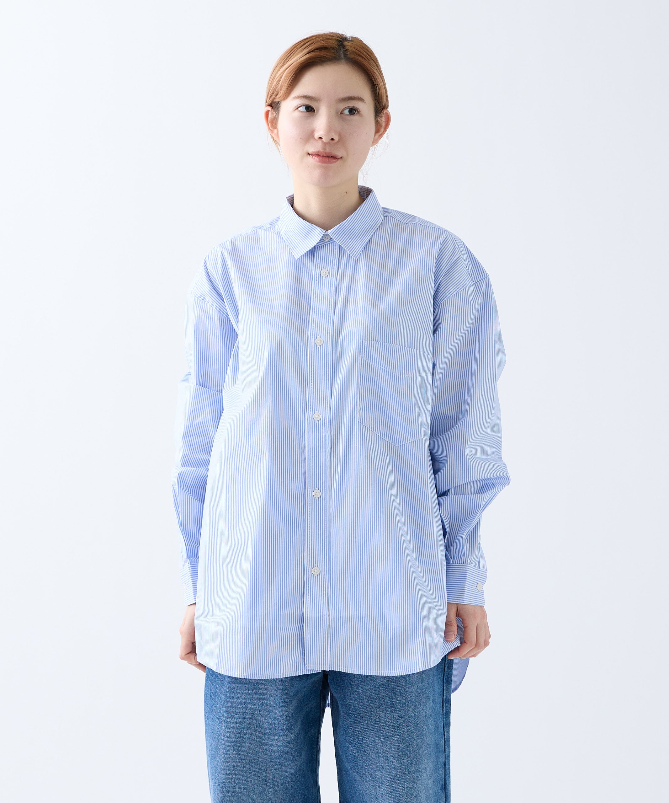 LOOSE STRIPE SHIRT L/S