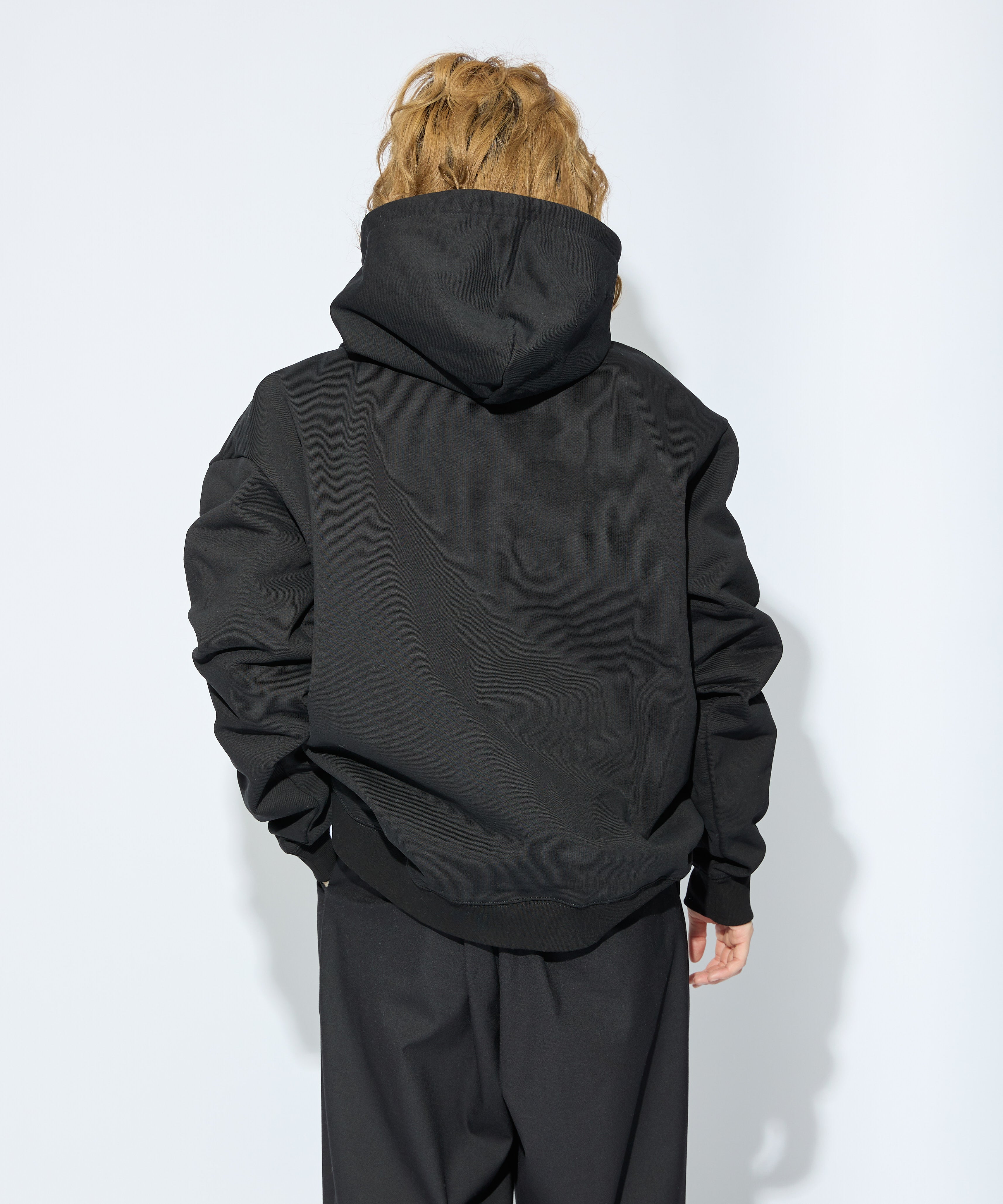 US COTTON HEAVEY SWEAT HOODIE【BLACK】