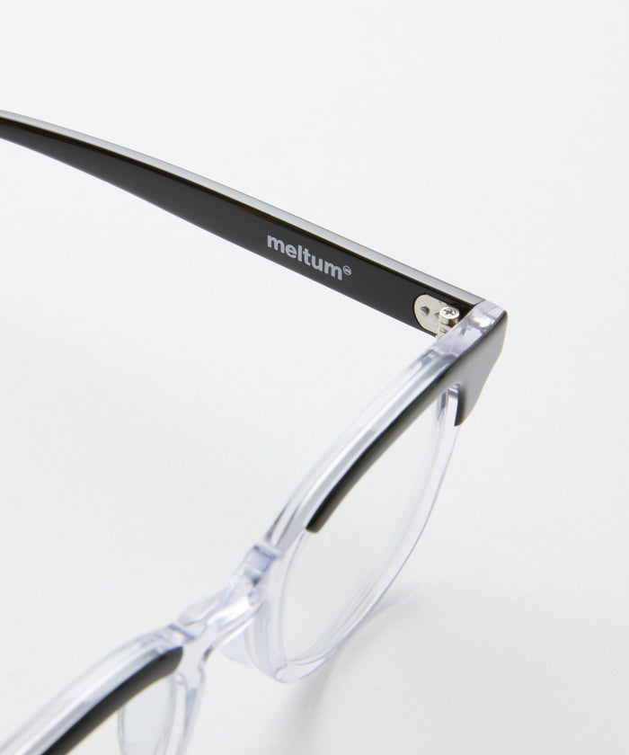 KANEKO OPTICAL × meltum EYEWEAR BLACK×CLEAR