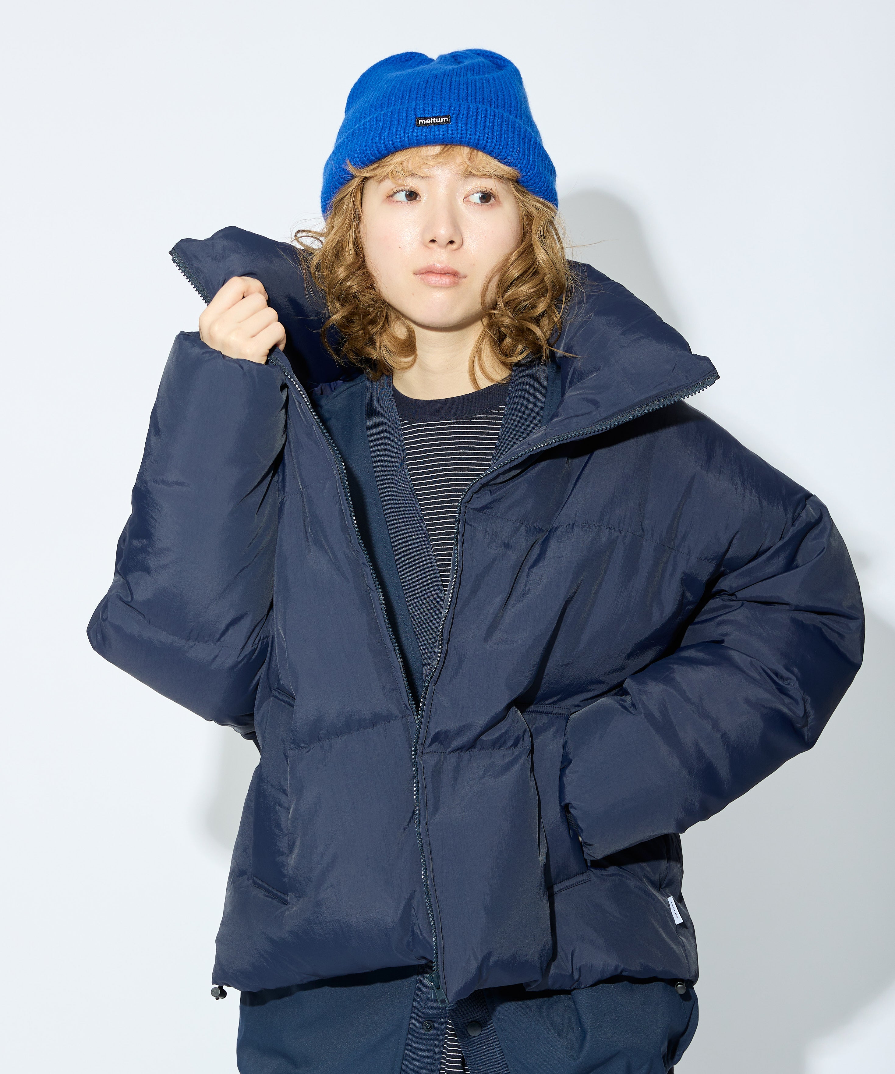 KNIT WATCH CAP【BLUE】