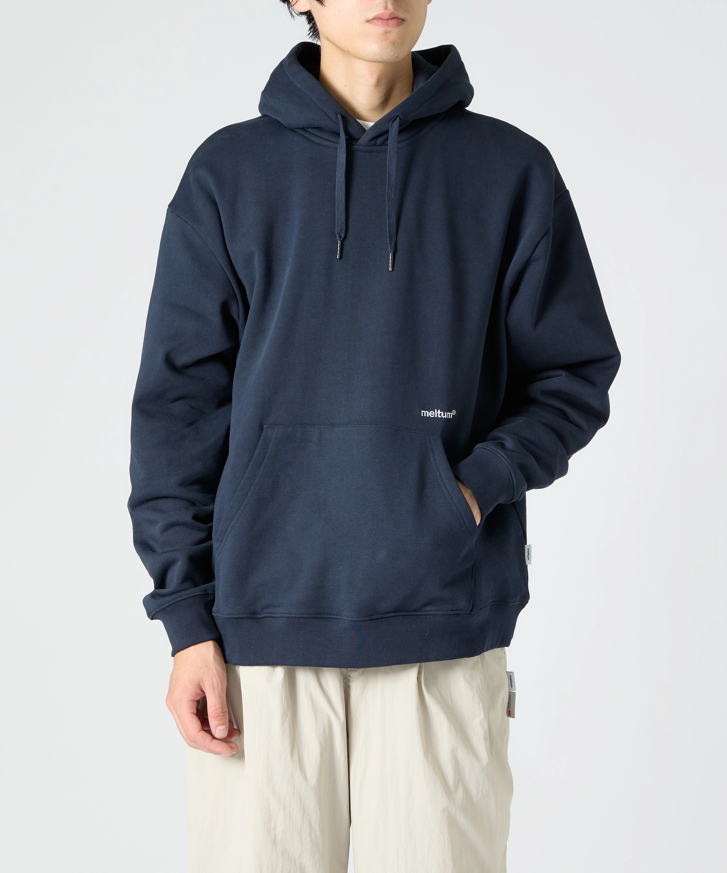 US COTTON HEAVEY SWEAT HOODIE [NAVY]