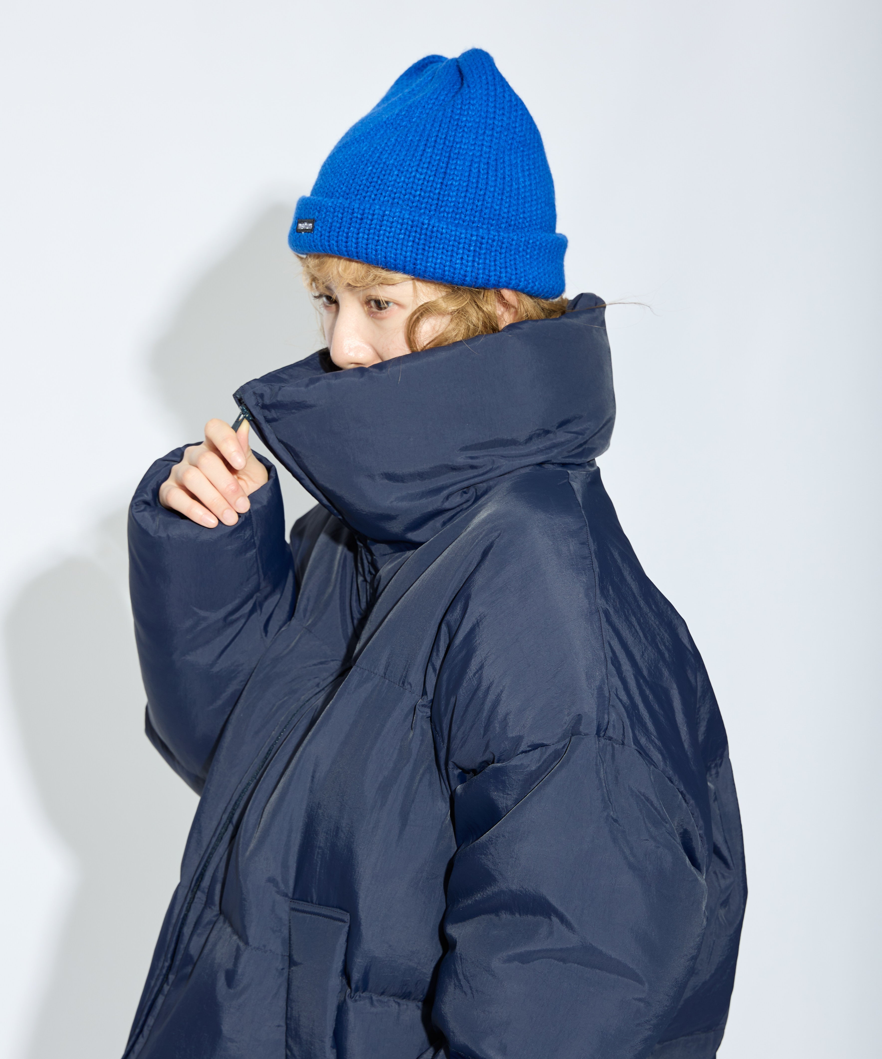 KNIT WATCH CAP【BLUE】