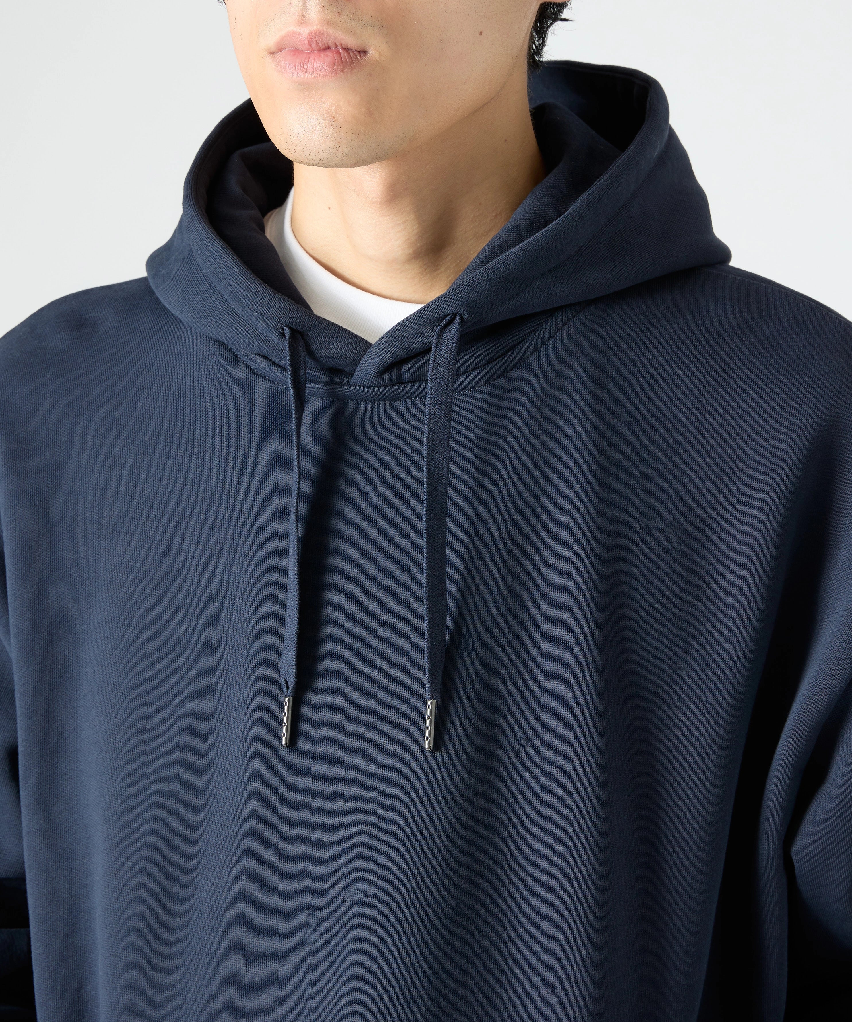 US COTTON HEAVEY SWEAT HOODIE [NAVY]