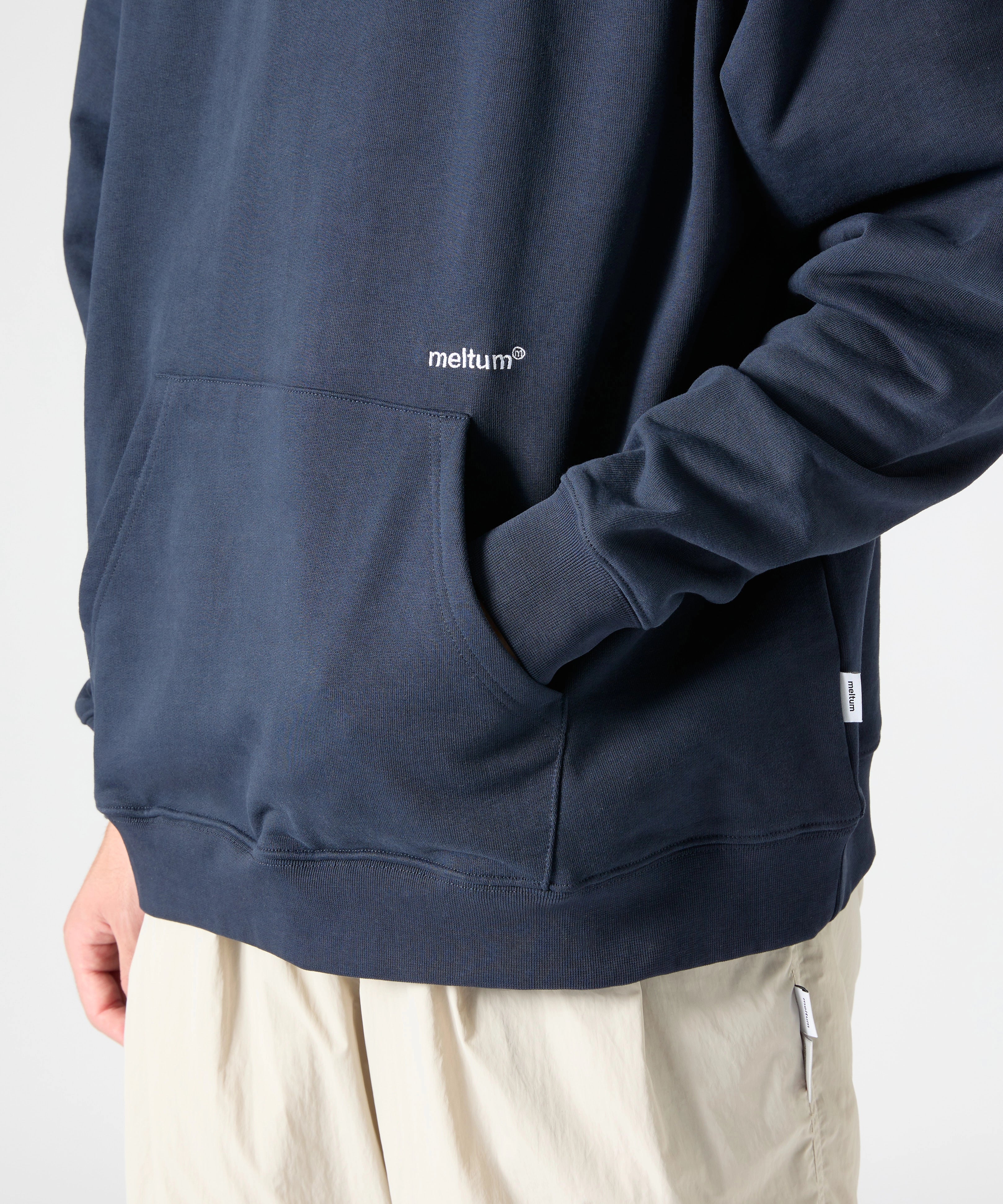 US COTTON HEAVEY SWEAT HOODIE [NAVY]