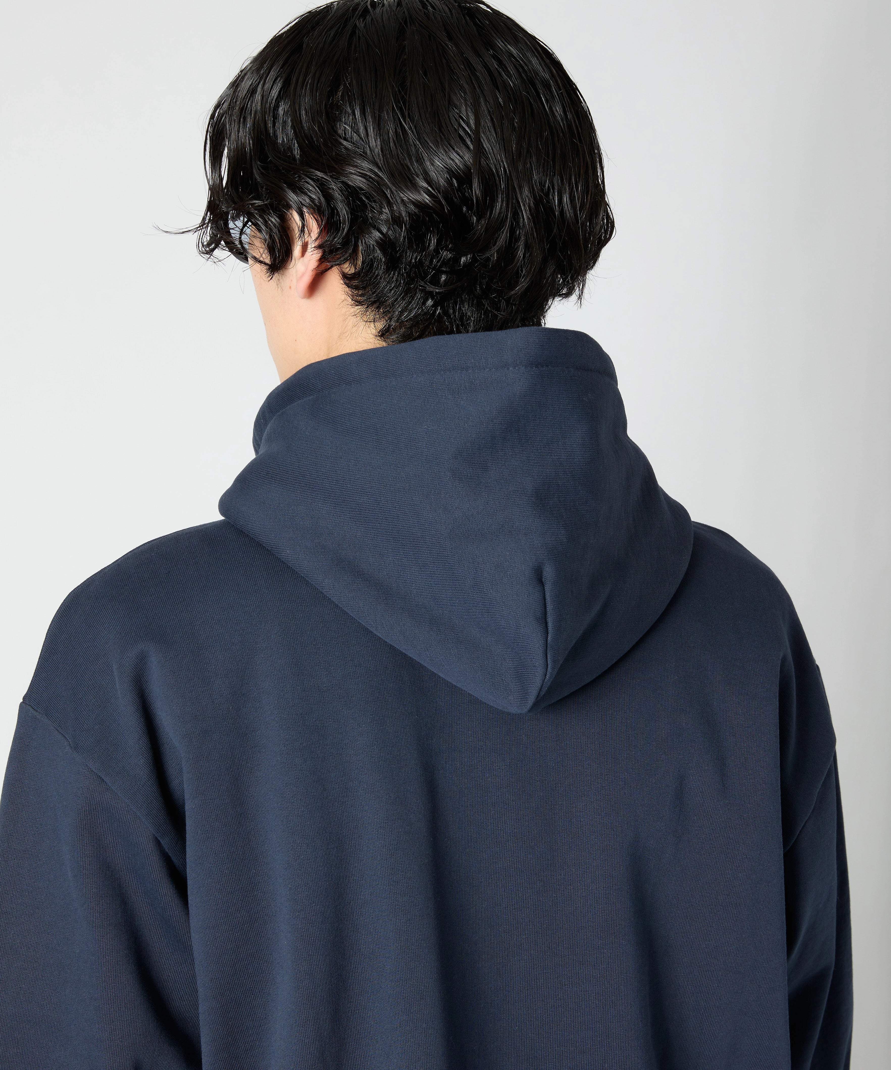 US COTTON HEAVEY SWEAT HOODIE [NAVY]