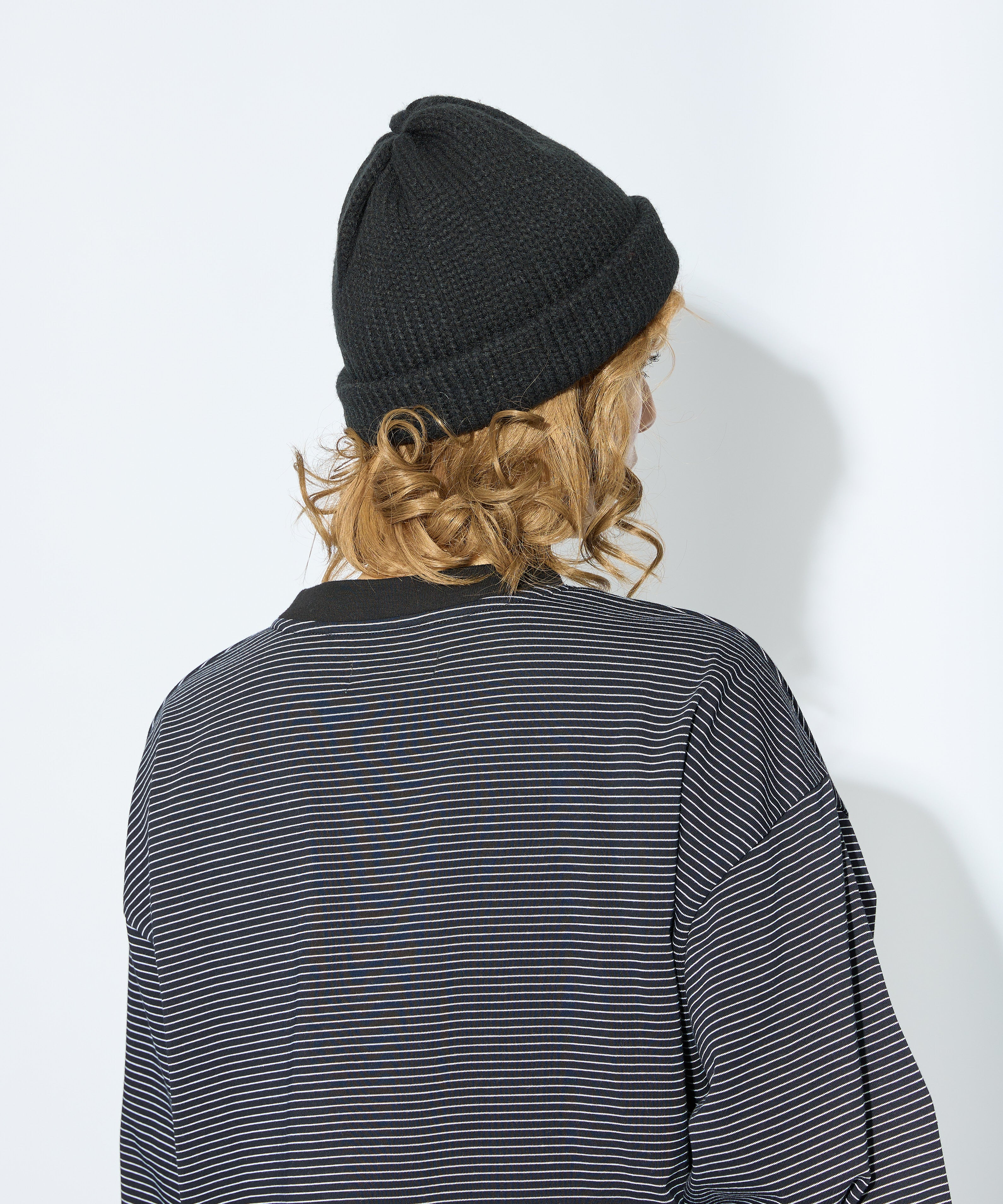 KNIT WATCH CAP【BLACK】