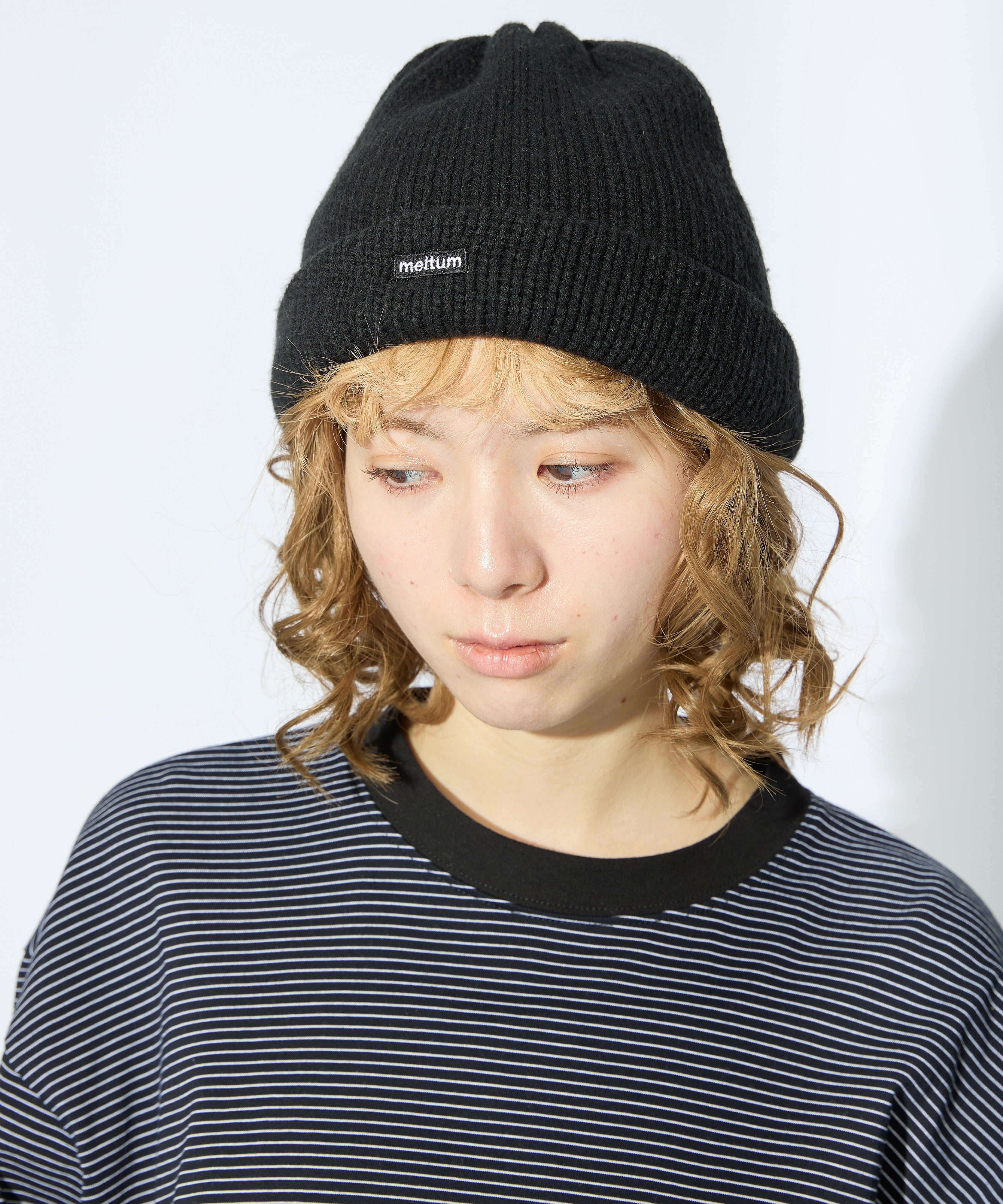 KNIT WATCH CAP【BLACK】