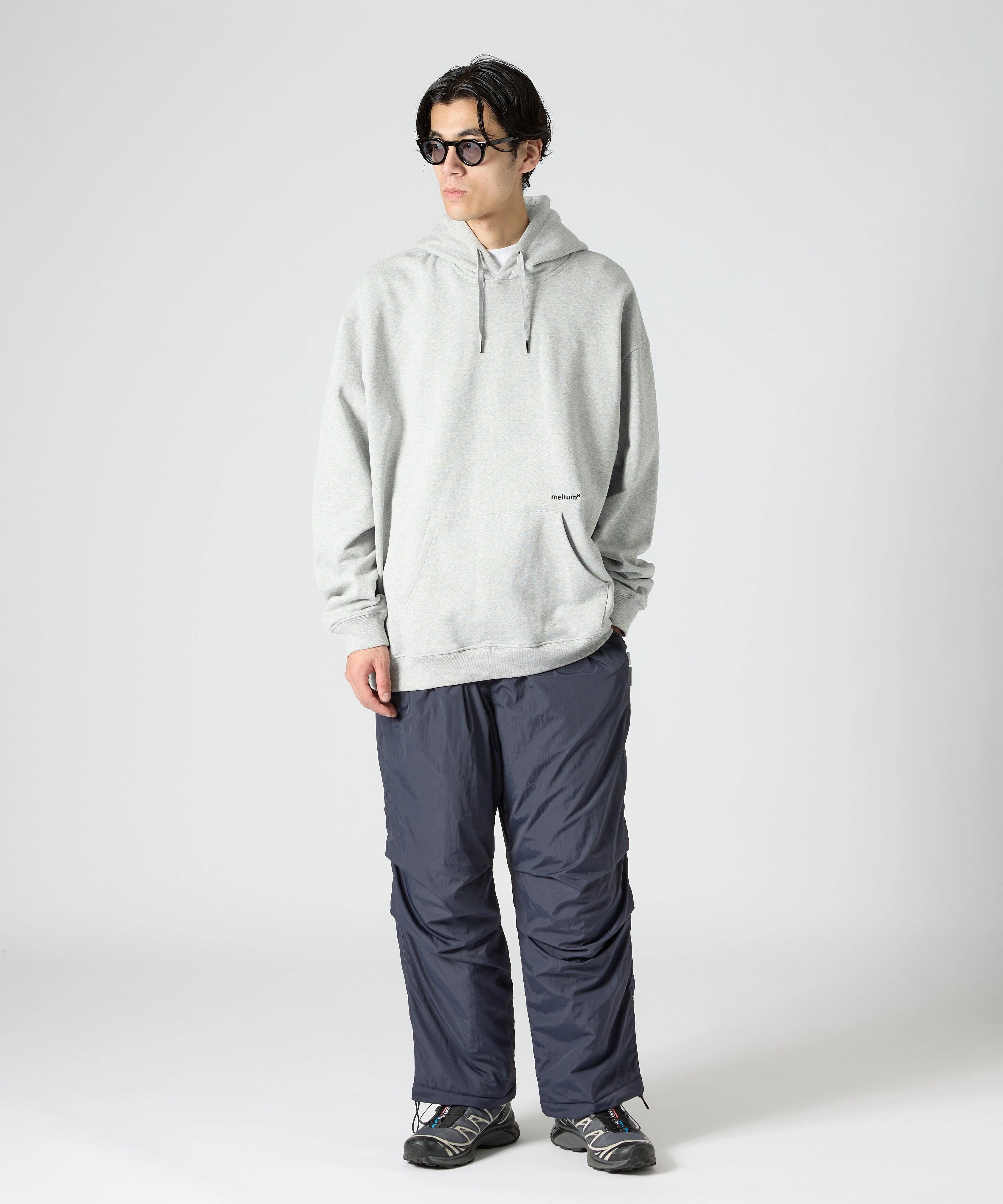 US COTTON HEAVEY SWEAT HOODIE【GREY】