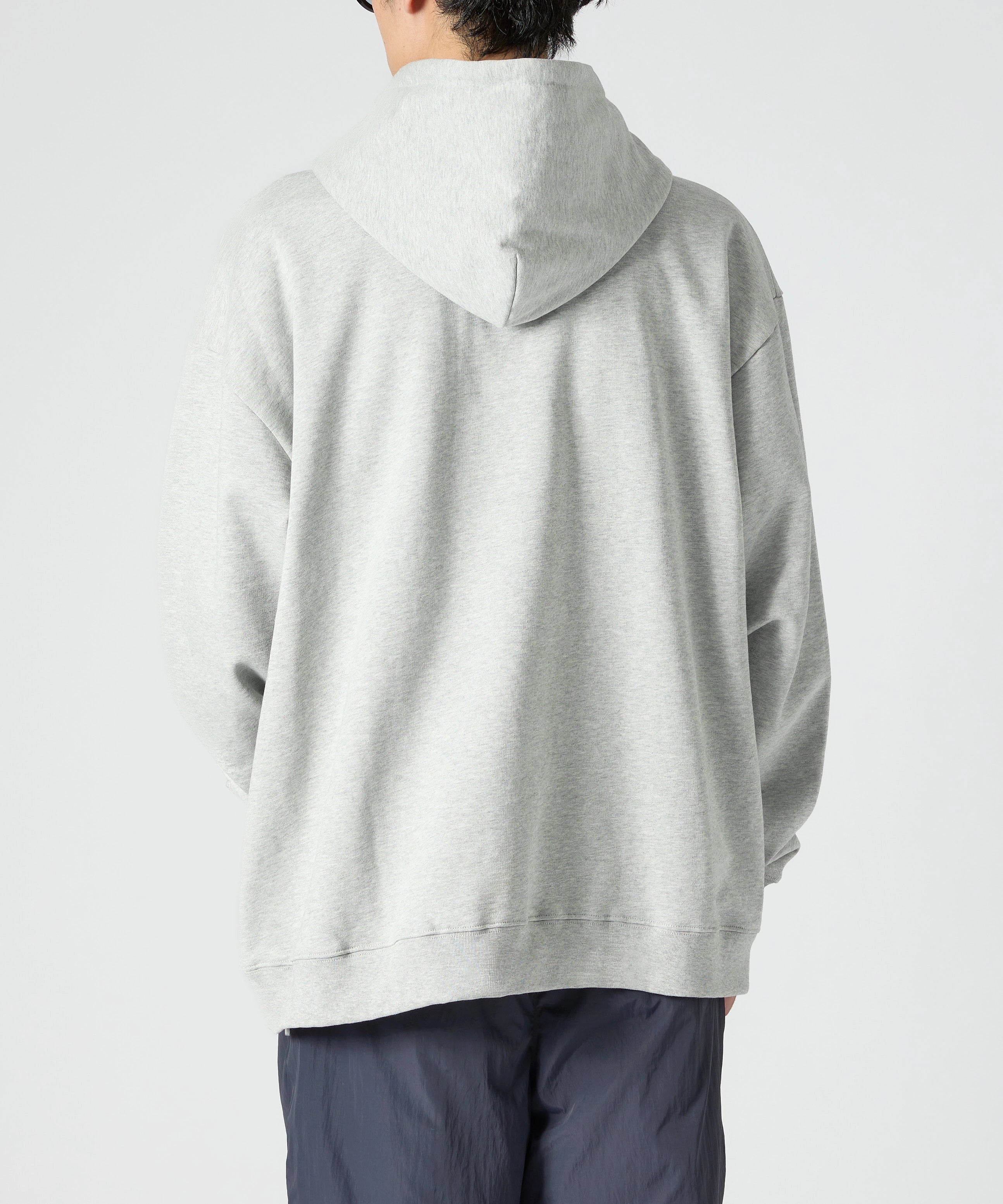 US COTTON HEAVEY SWEAT HOODIE【GREY】