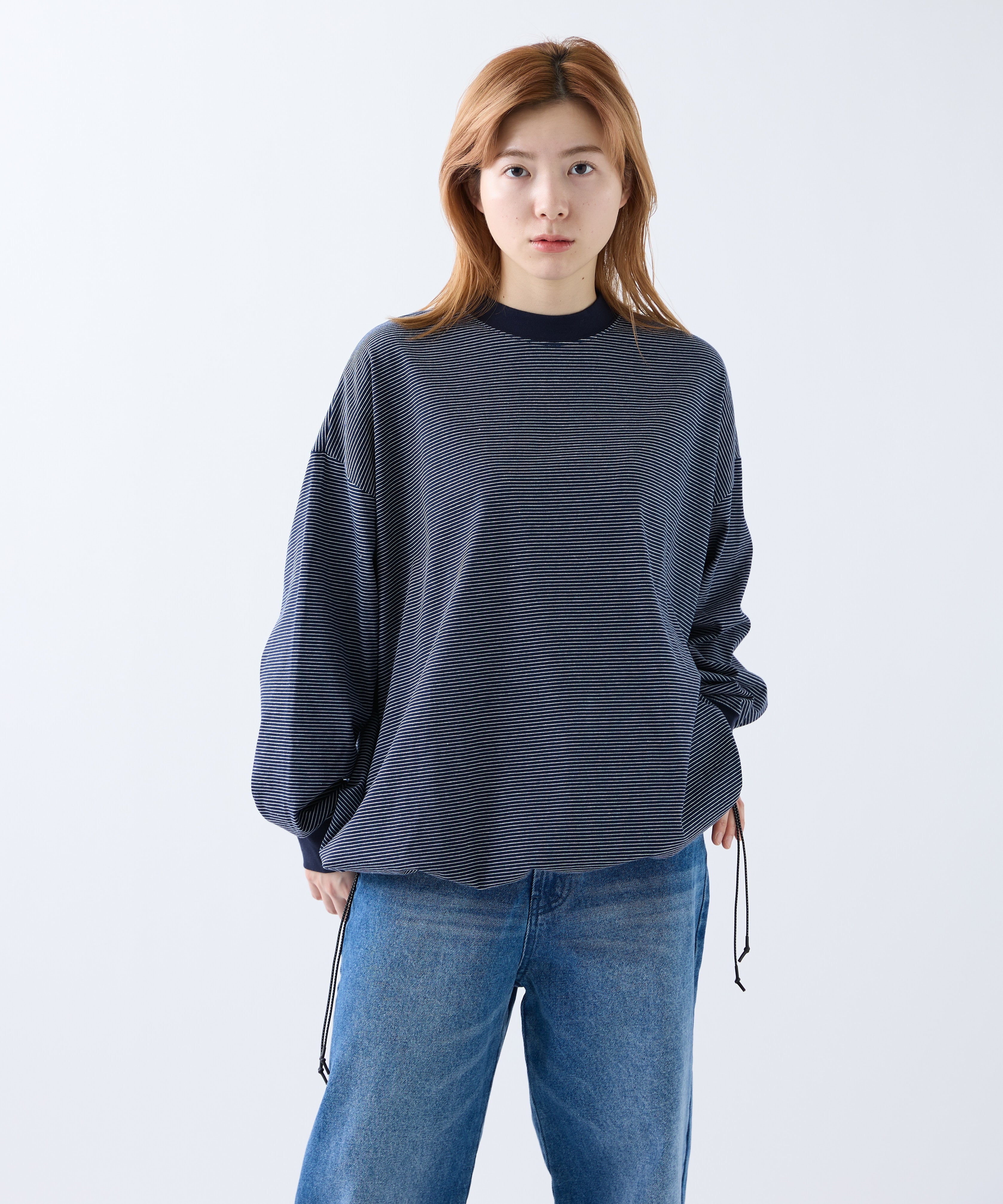 BORDER BALLOON TEE L/S