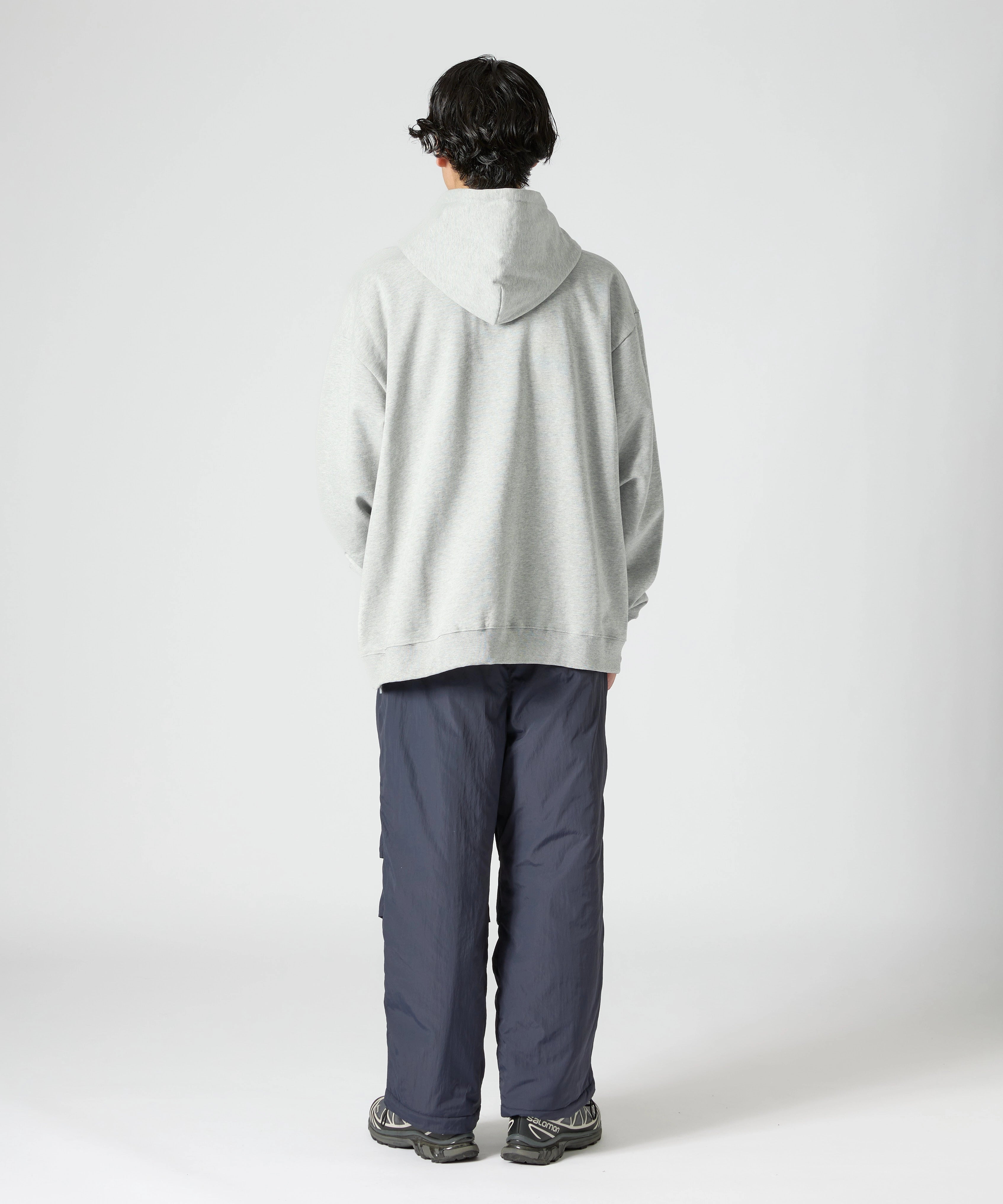 US COTTON HEAVEY SWEAT HOODIE【GREY】