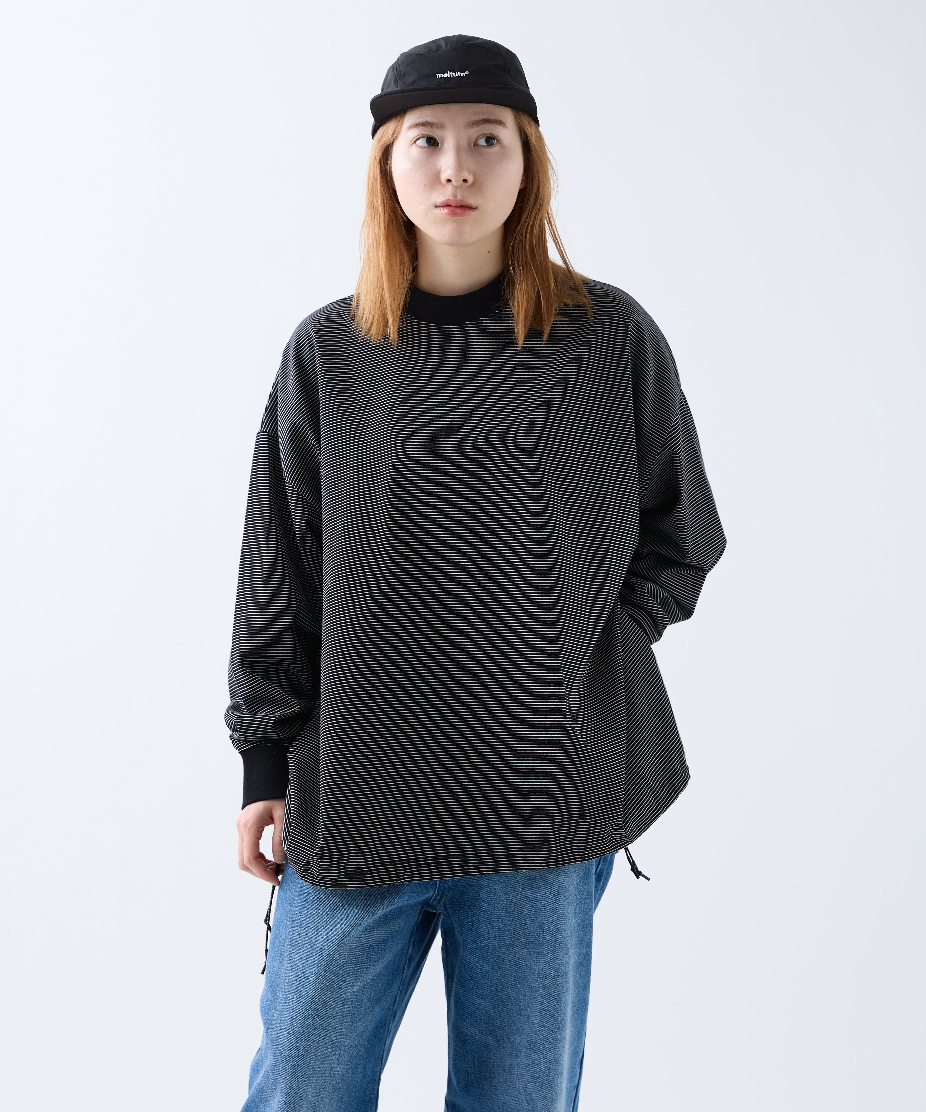 BORDER BALLOON TEE L/S