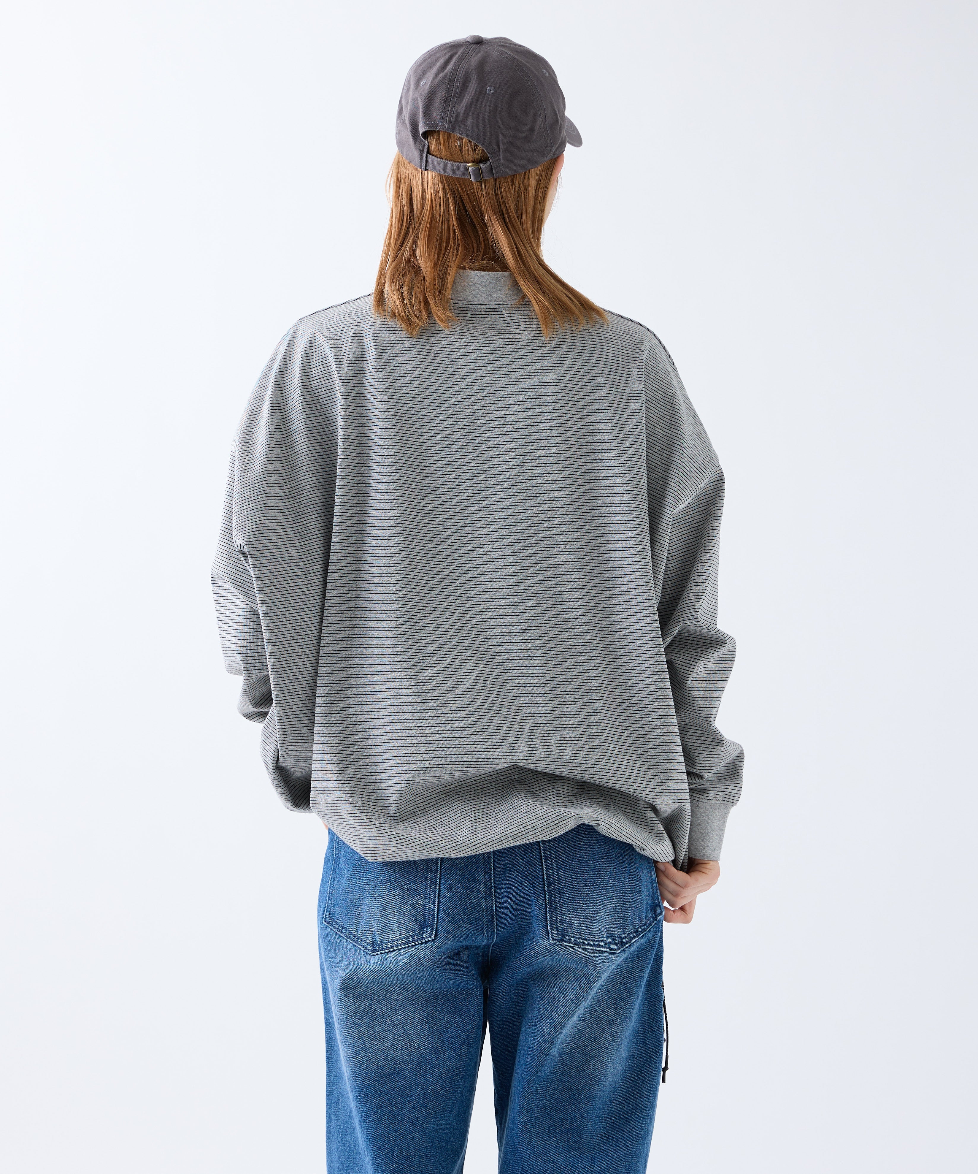 BORDER BALLOON TEE L/S