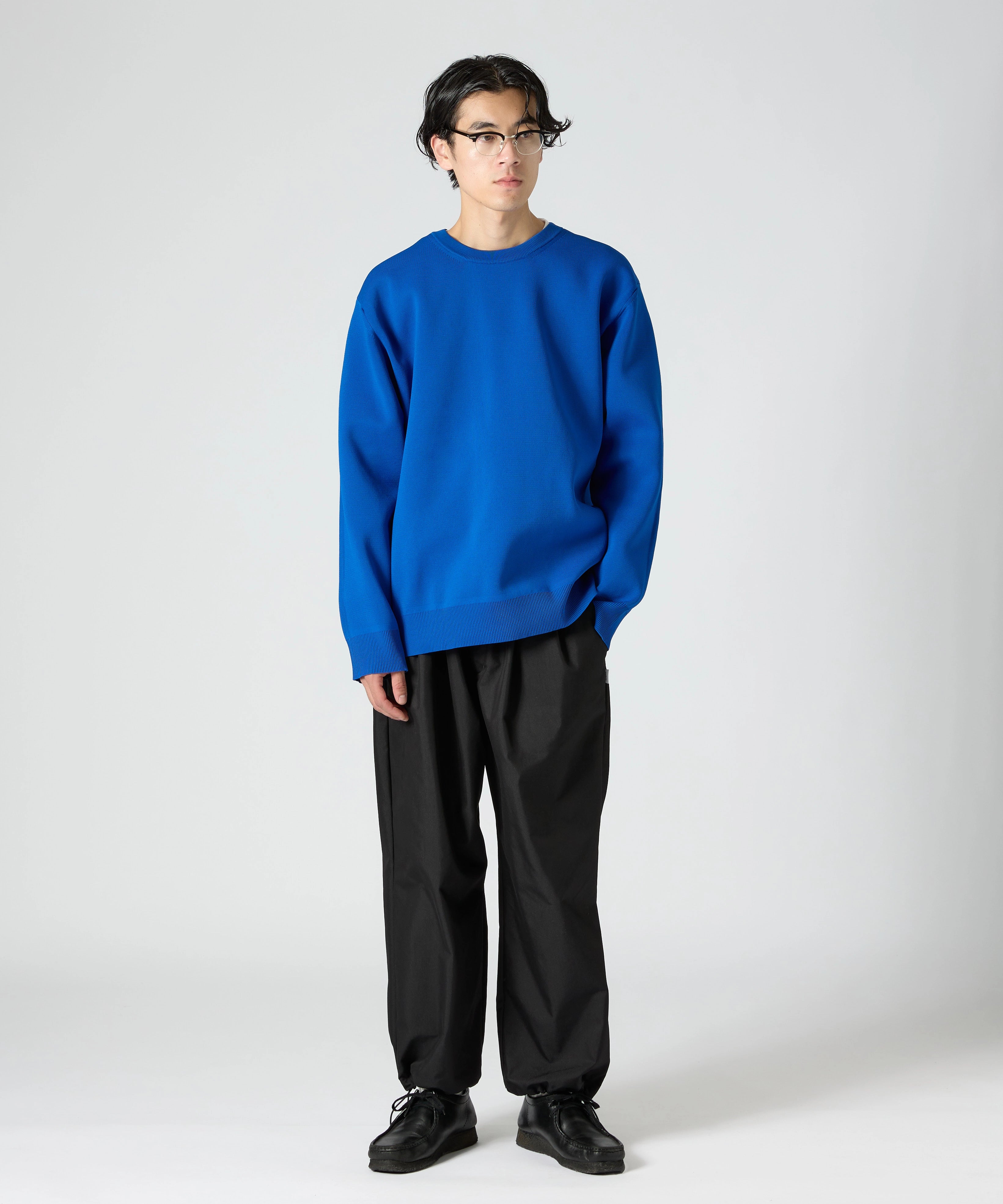 MILANO CREWNECK KNIT【BLUE】