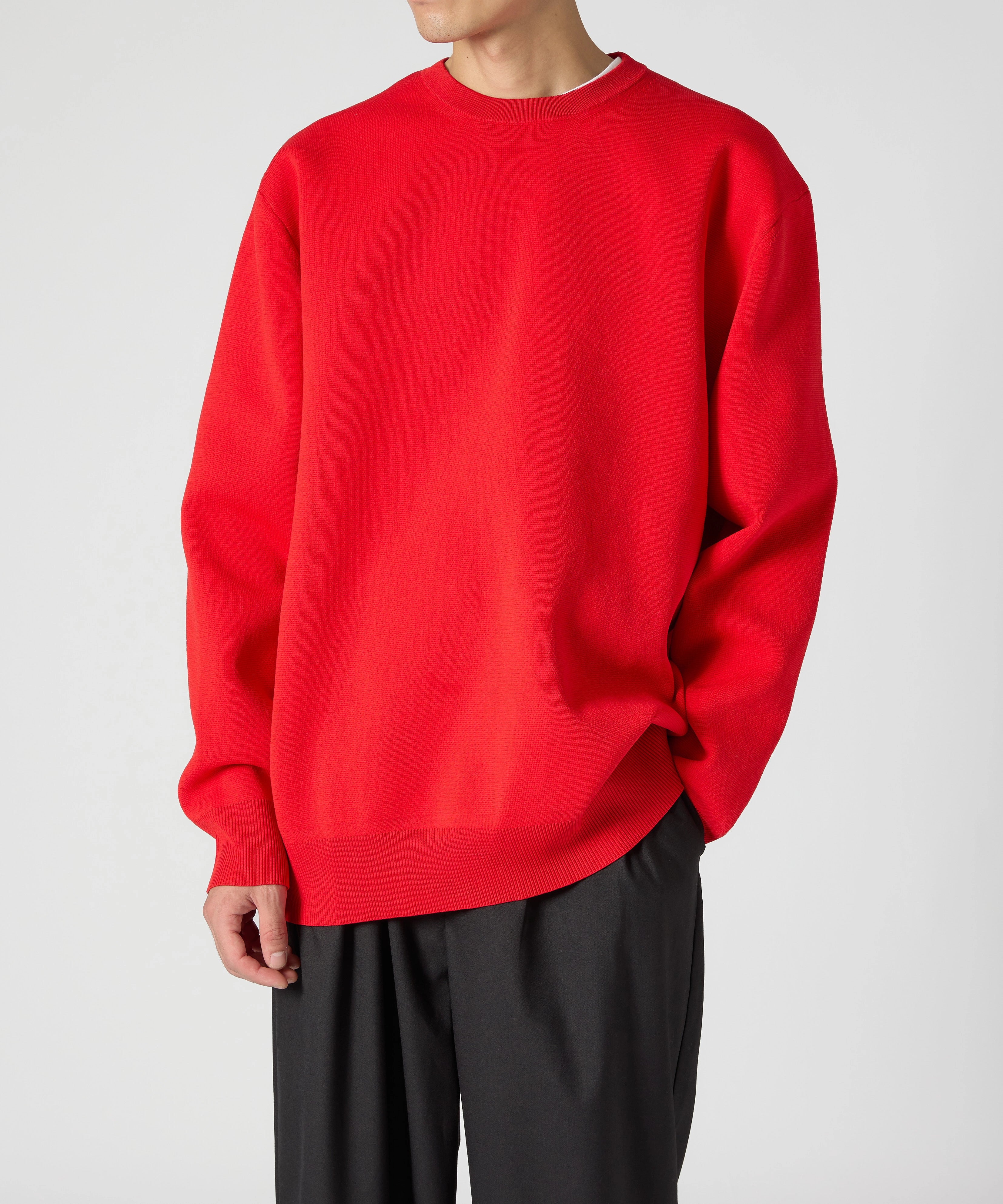 MILANO CREWNECK KNIT【RED】