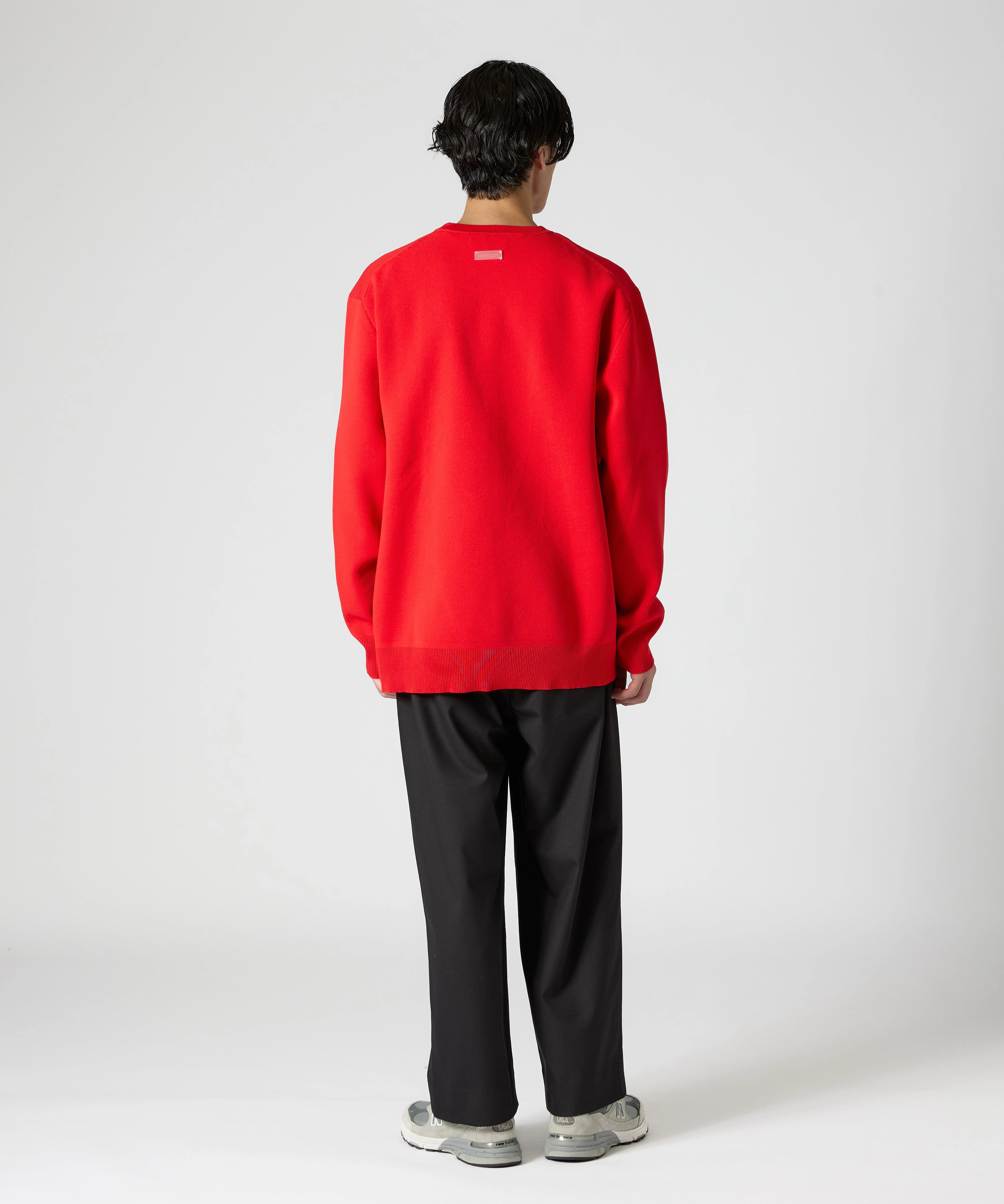 MILANO CREWNECK KNIT【RED】