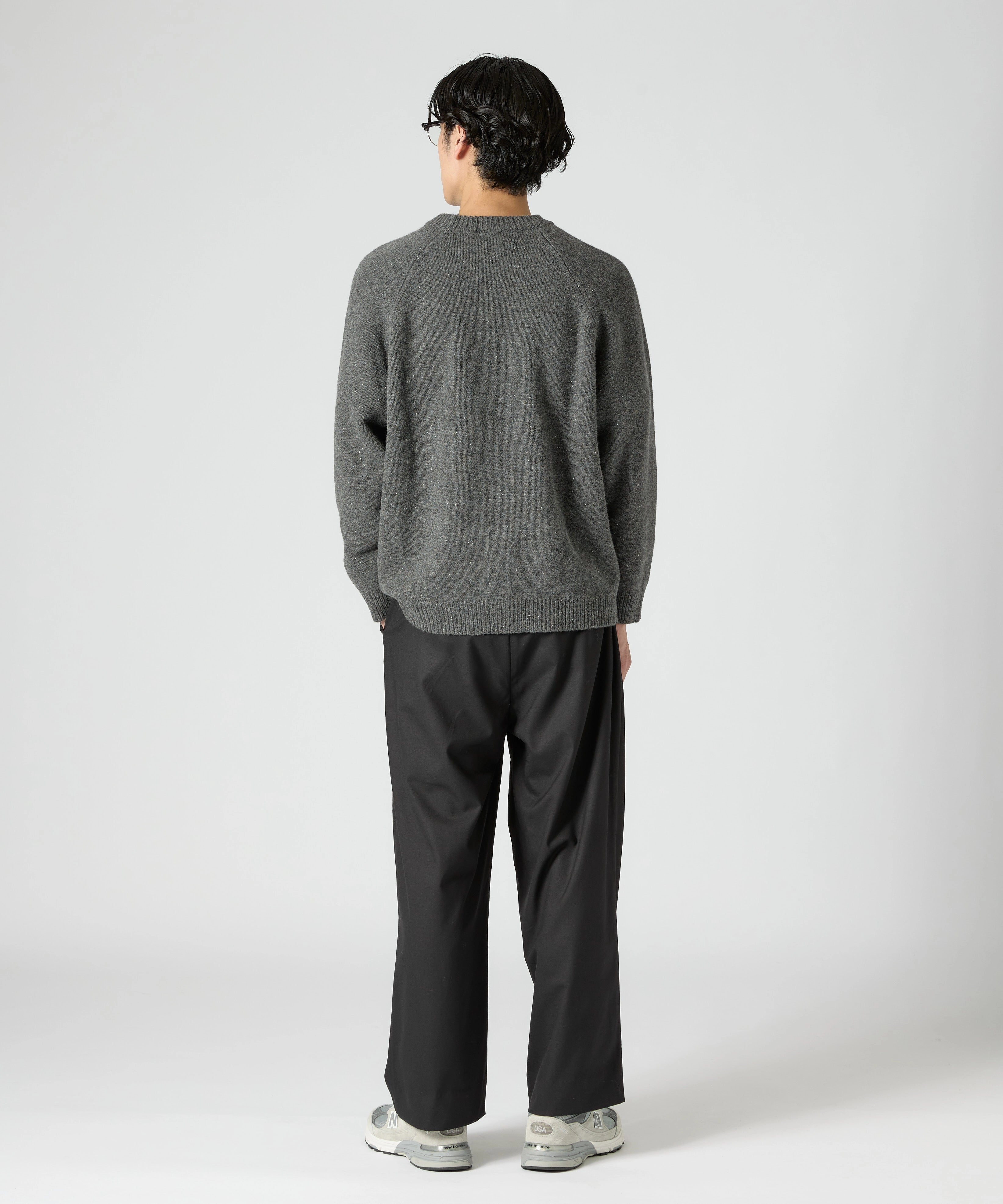 WORK EASY SLACKS【BLACK】