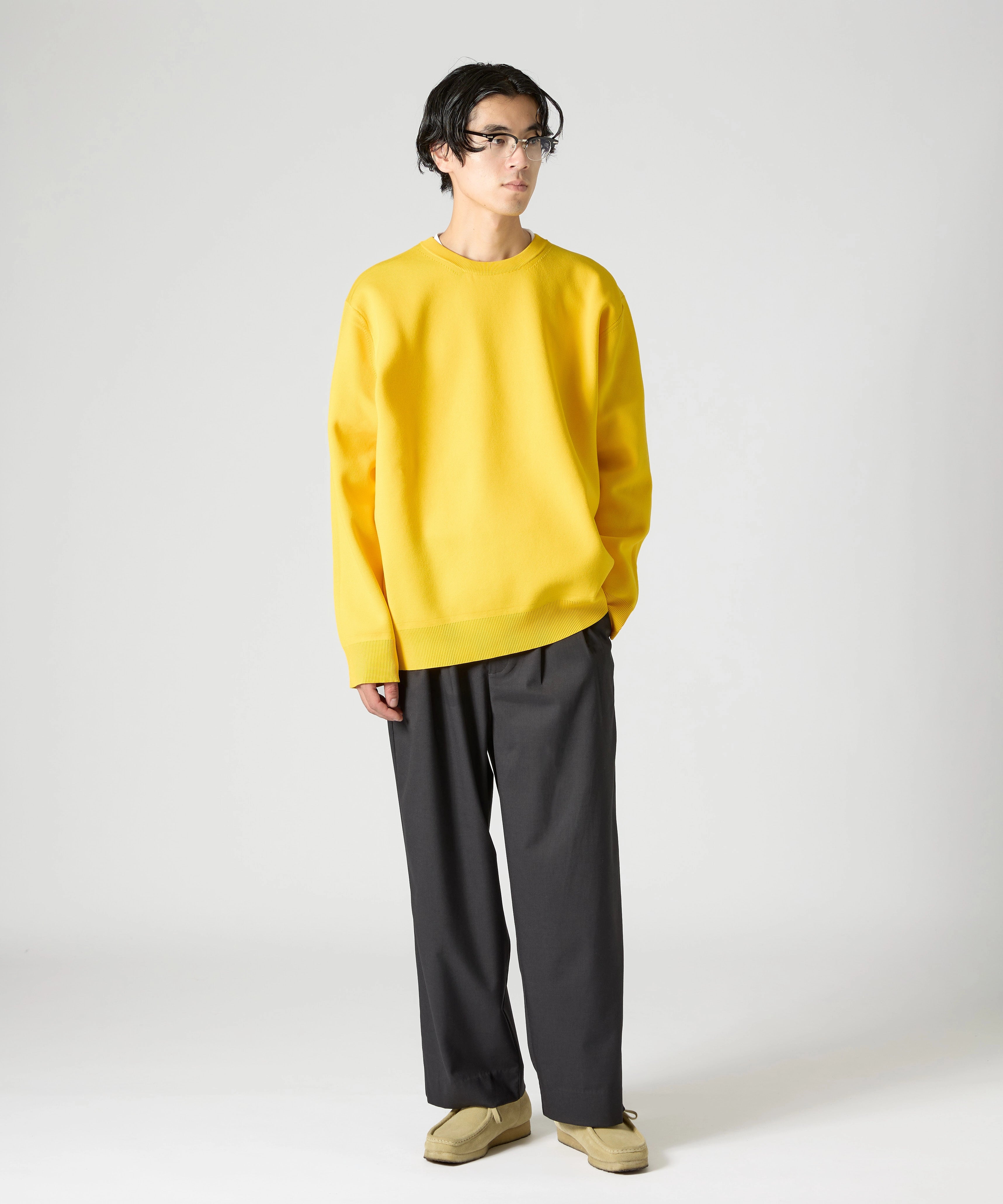 MILANO CREWNECK KNIT【YELLOW】