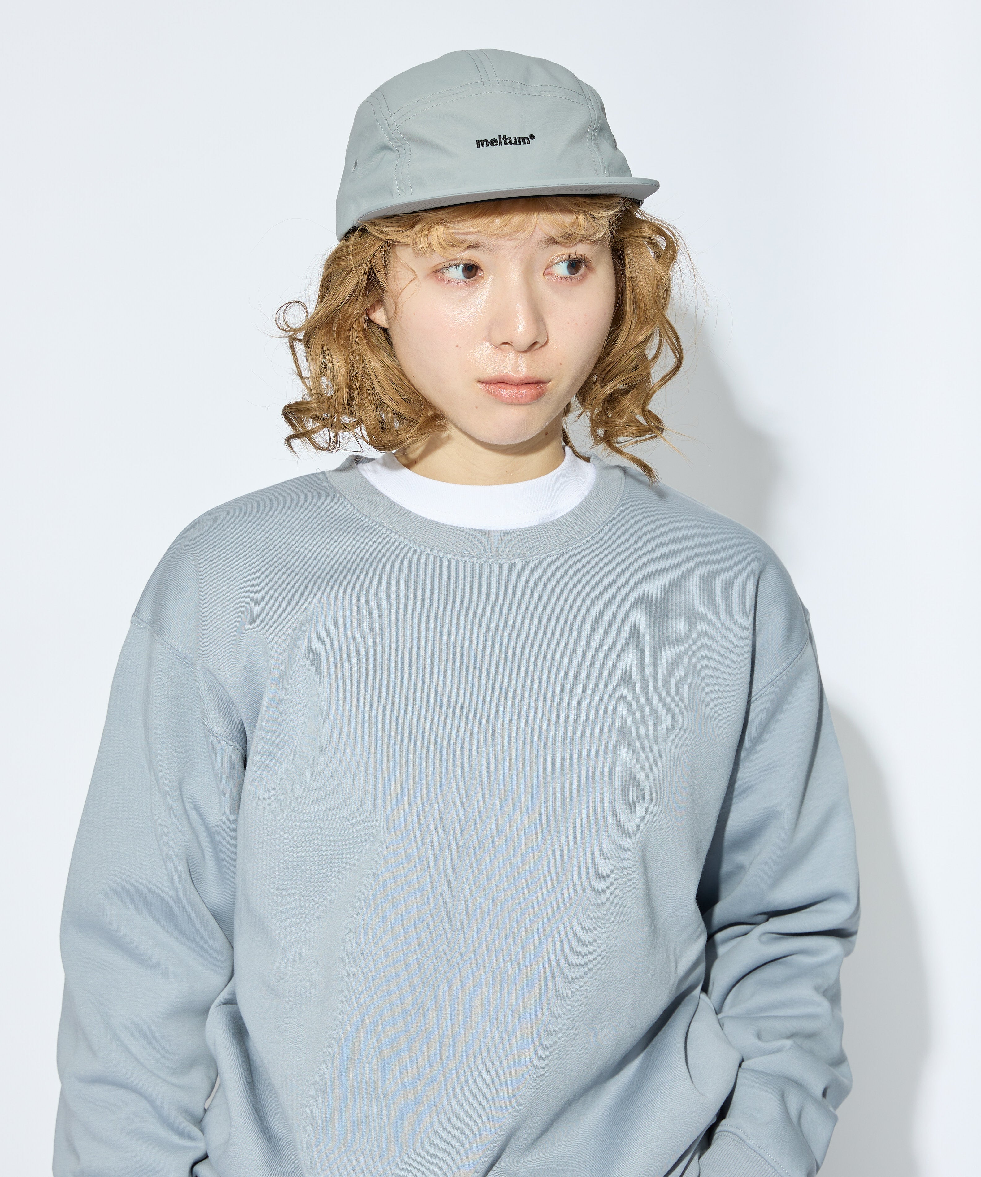 EMBROIDERY LOGO CAP【GREY】