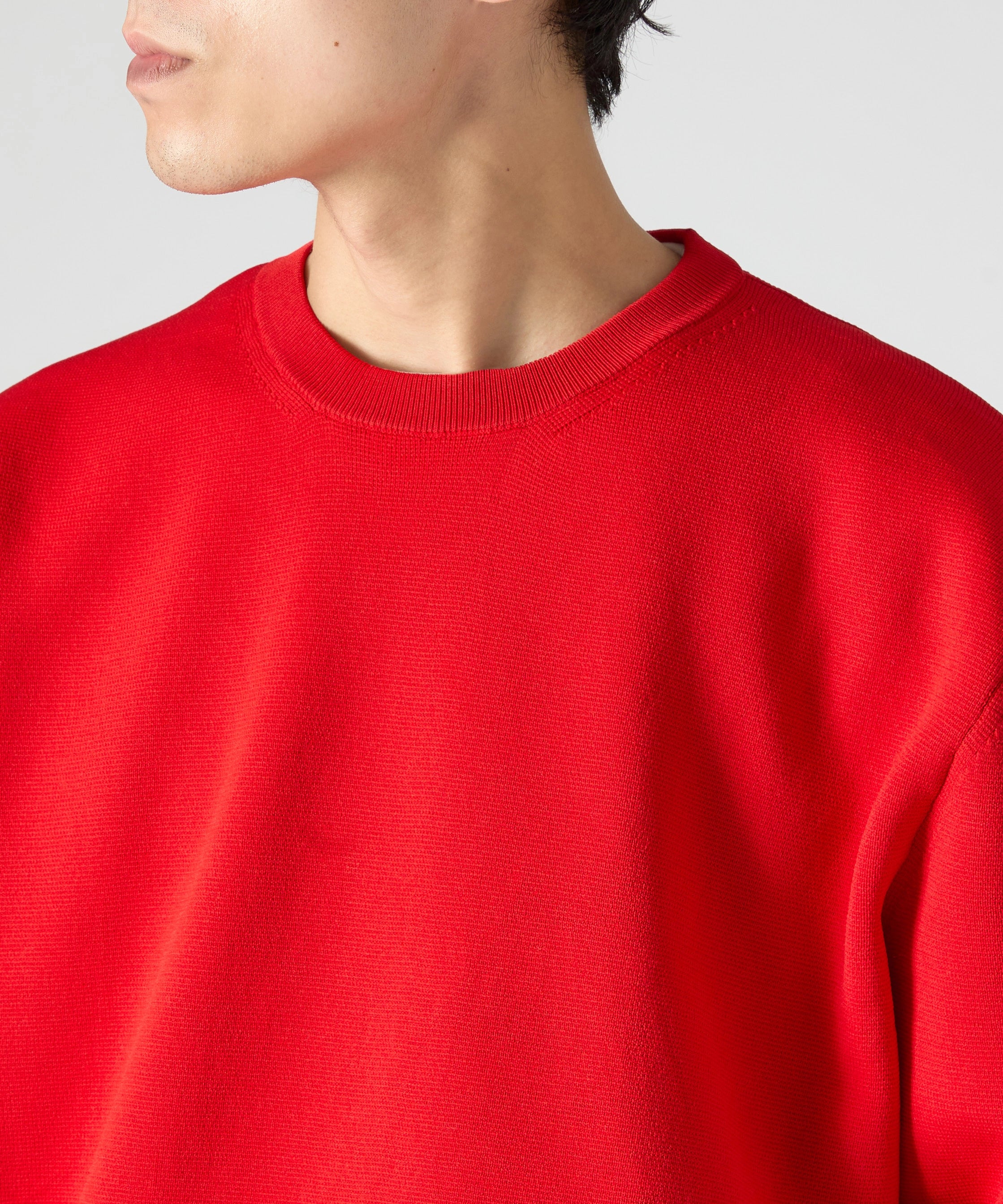 MILANO CREWNECK KNIT【RED】