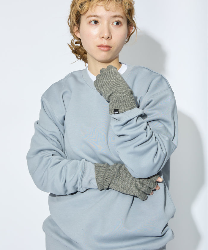 FINGERLESS KNIT GLOVES