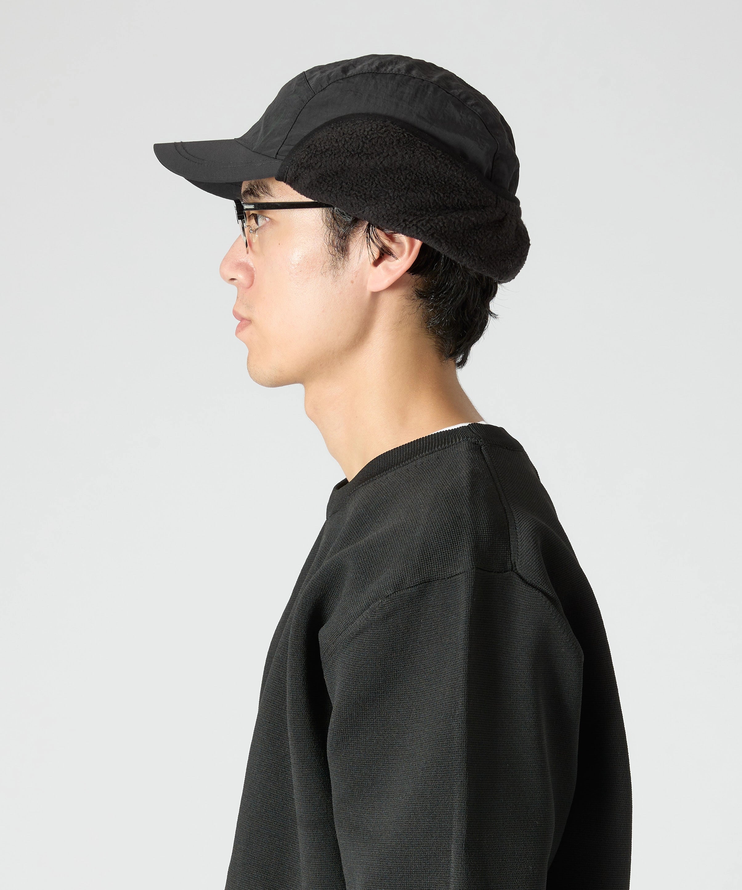 EAR FLAP CAP【BLACK】