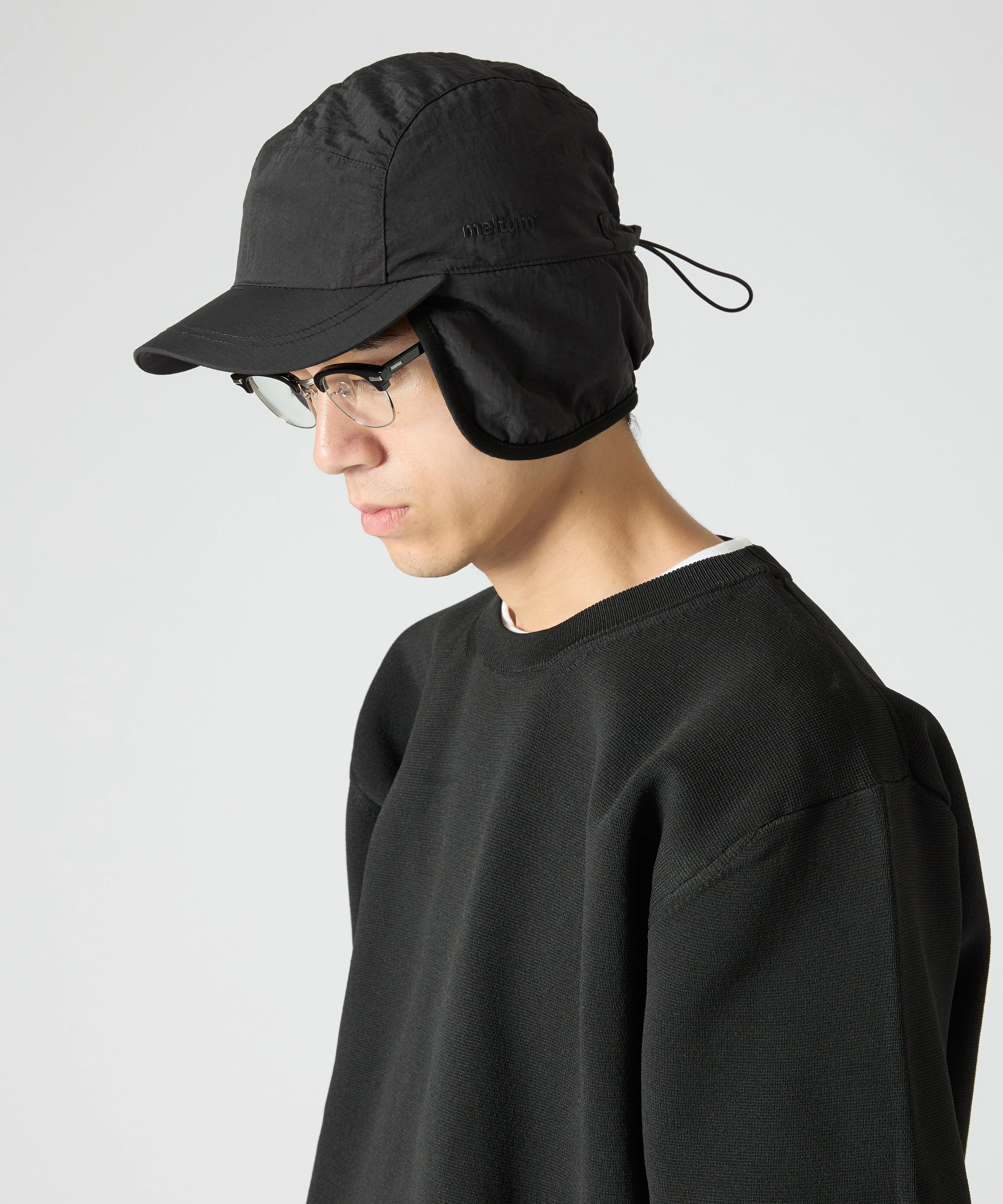 EAR FLAP CAP【BLACK】