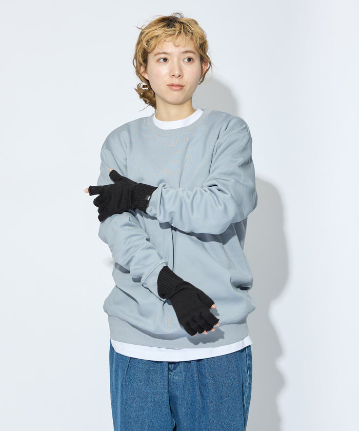 FINGERLESS KNIT GLOVES
